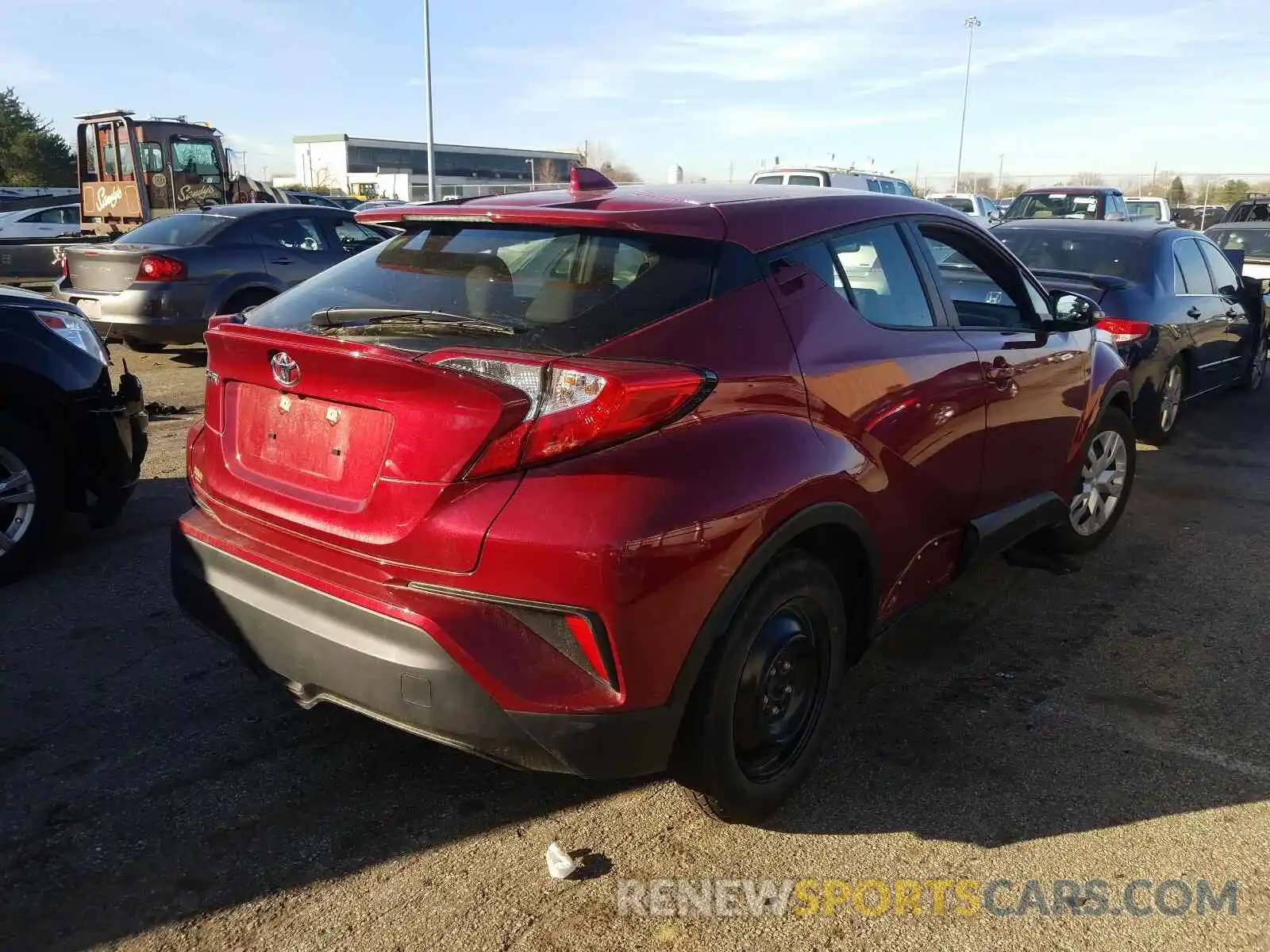 4 Photograph of a damaged car JTNKHMBX9K1061147 TOYOTA C-HR 2019