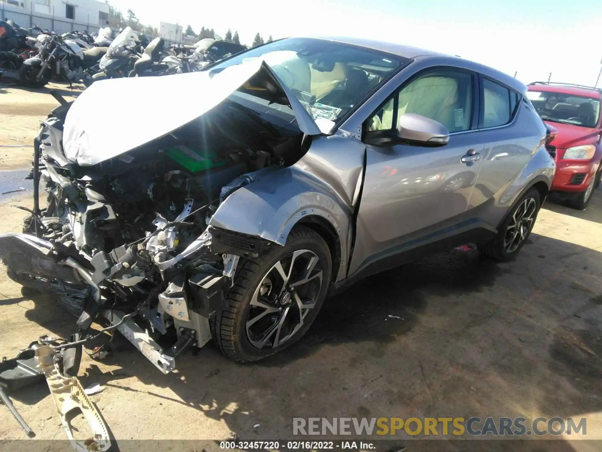 2 Photograph of a damaged car JTNKHMBXXK1012054 TOYOTA C-HR 2019