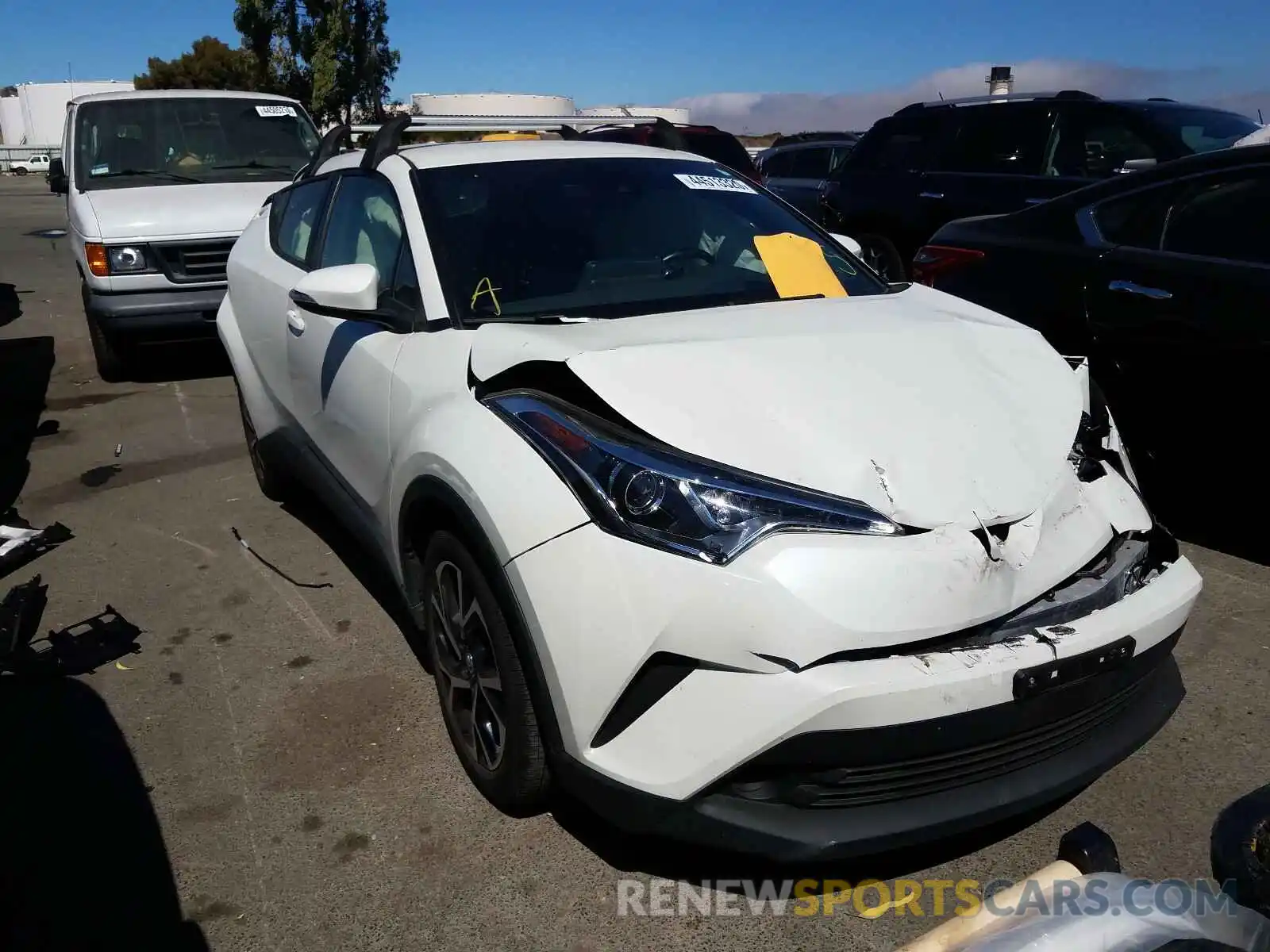 1 Photograph of a damaged car JTNKHMBXXK1012667 TOYOTA C-HR 2019