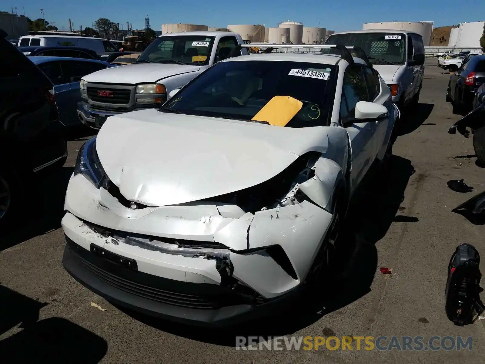 2 Photograph of a damaged car JTNKHMBXXK1012667 TOYOTA C-HR 2019