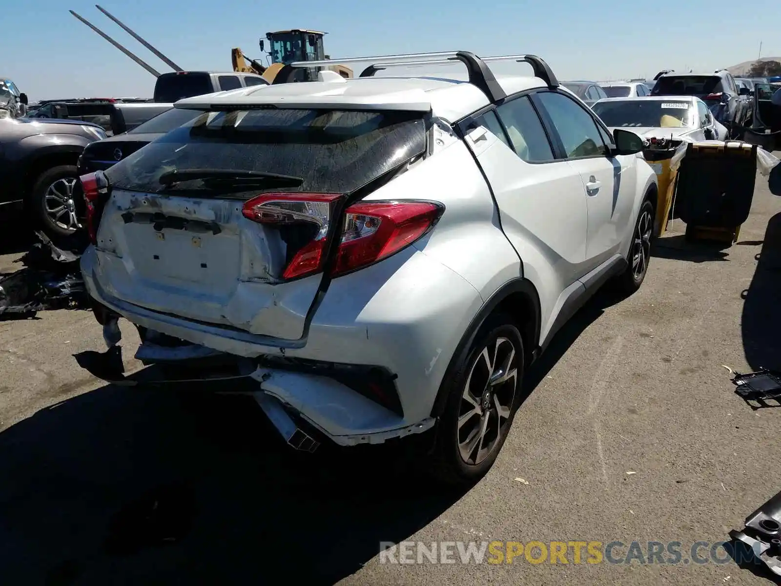 4 Photograph of a damaged car JTNKHMBXXK1012667 TOYOTA C-HR 2019