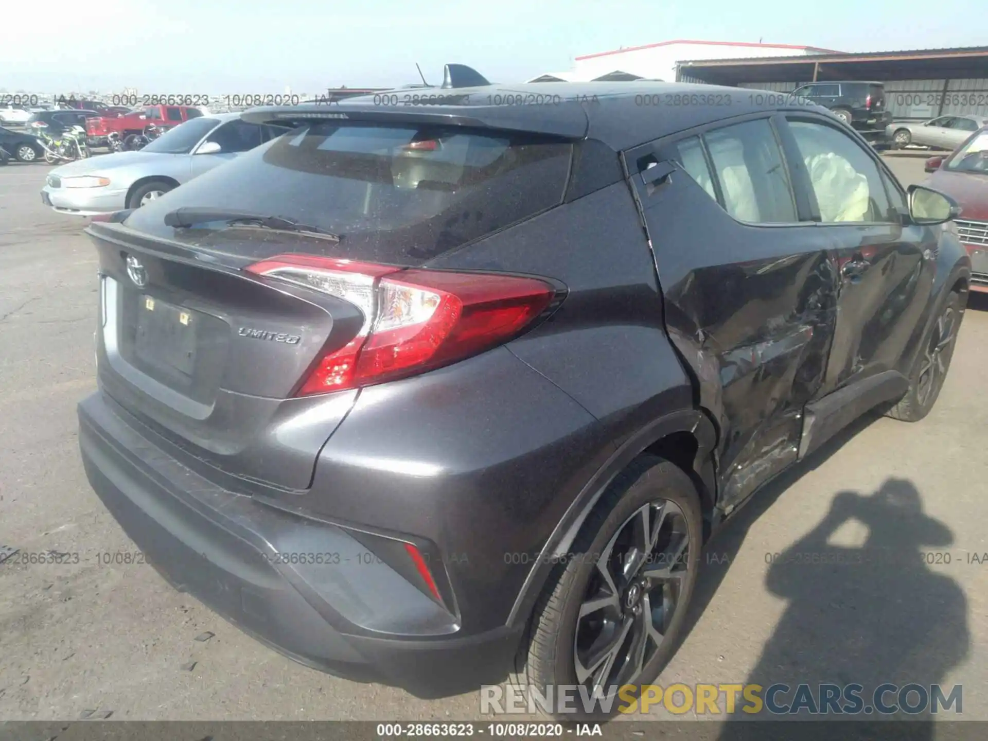 4 Photograph of a damaged car JTNKHMBXXK1013494 TOYOTA C-HR 2019