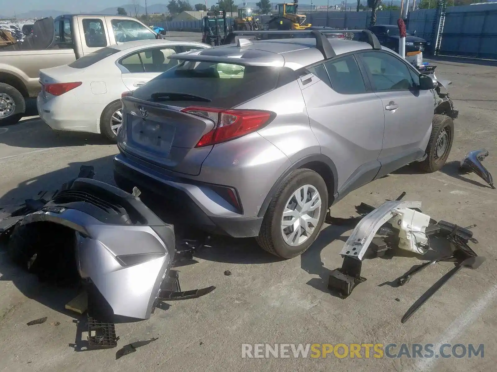 4 Photograph of a damaged car JTNKHMBXXK1014130 TOYOTA C-HR 2019