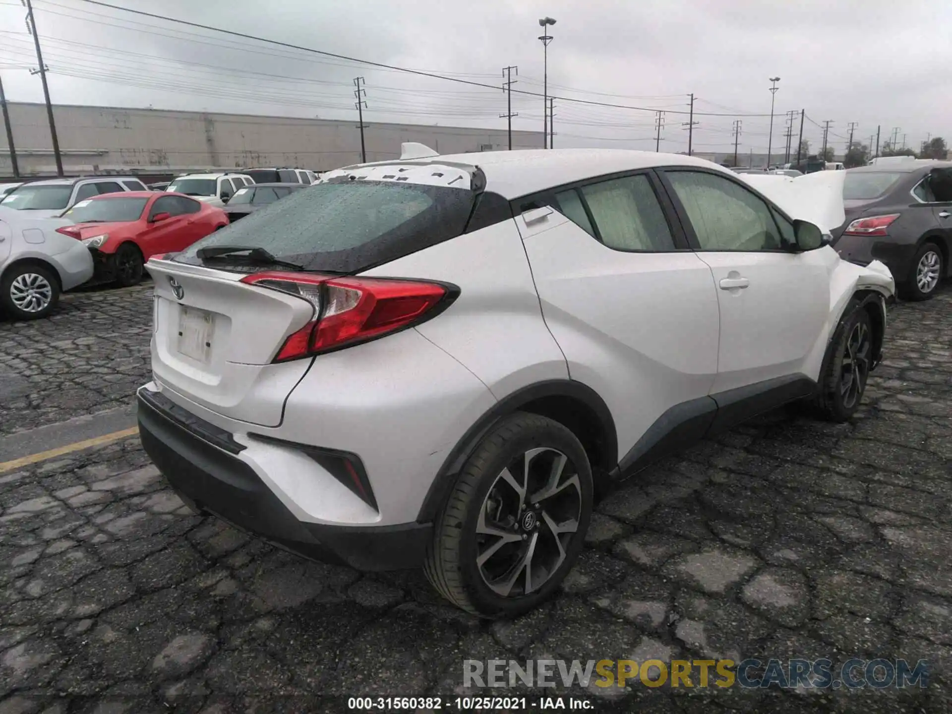 4 Photograph of a damaged car JTNKHMBXXK1015035 TOYOTA C-HR 2019