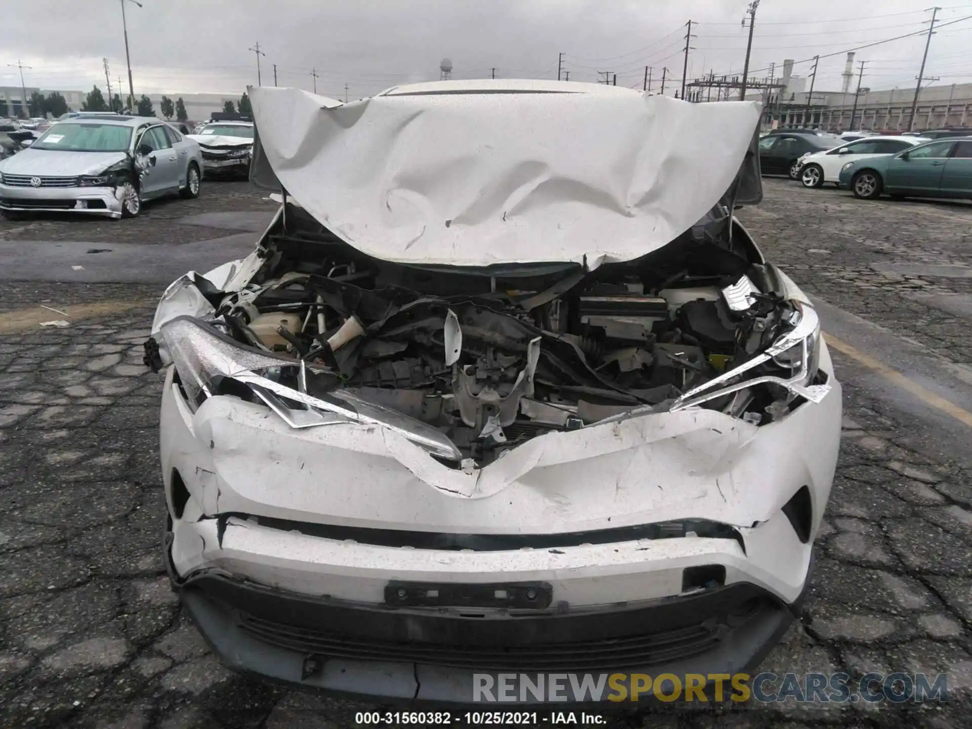 6 Photograph of a damaged car JTNKHMBXXK1015035 TOYOTA C-HR 2019