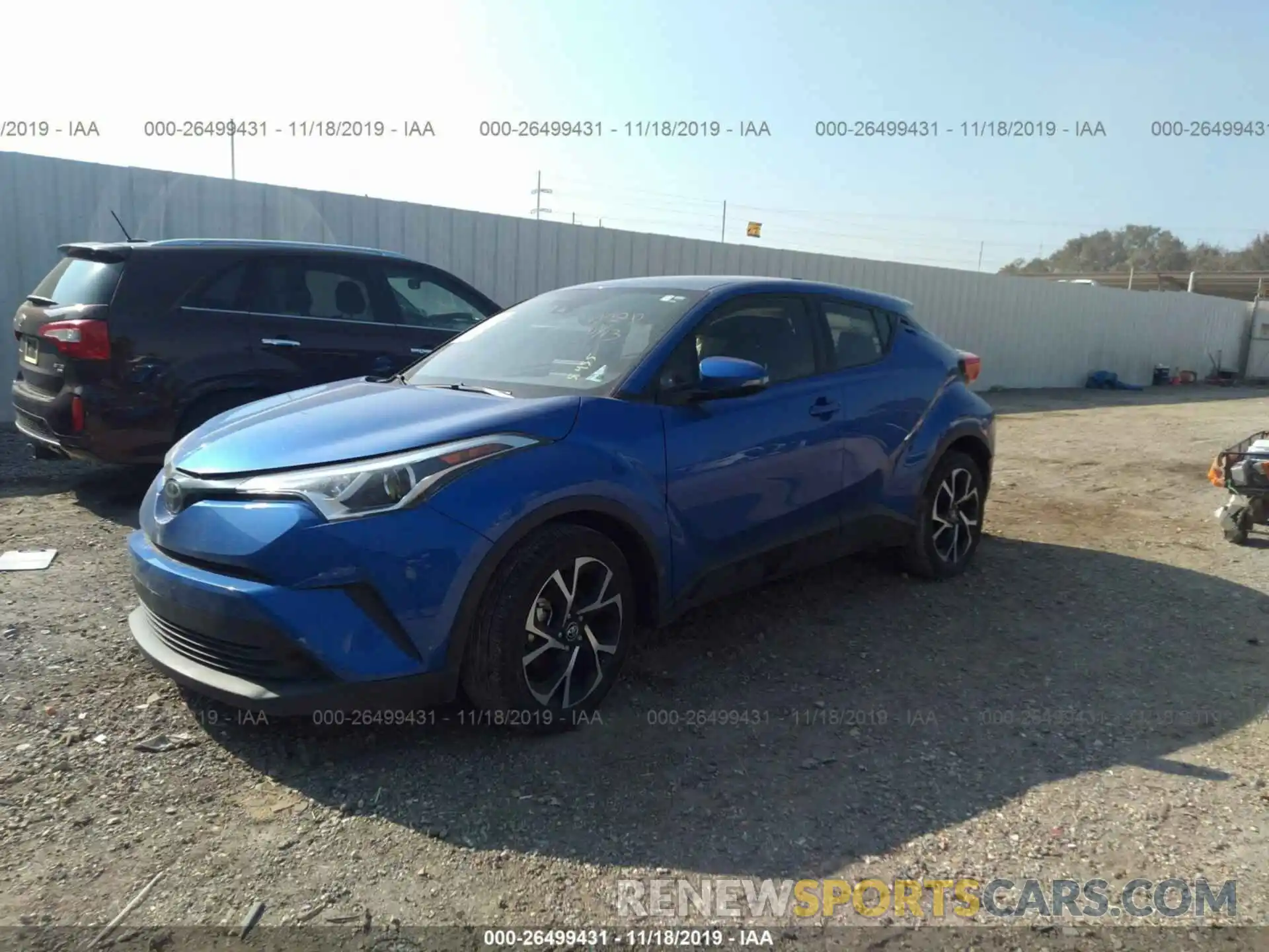 2 Фотография поврежденного автомобиля JTNKHMBXXK1015455 TOYOTA C-HR 2019