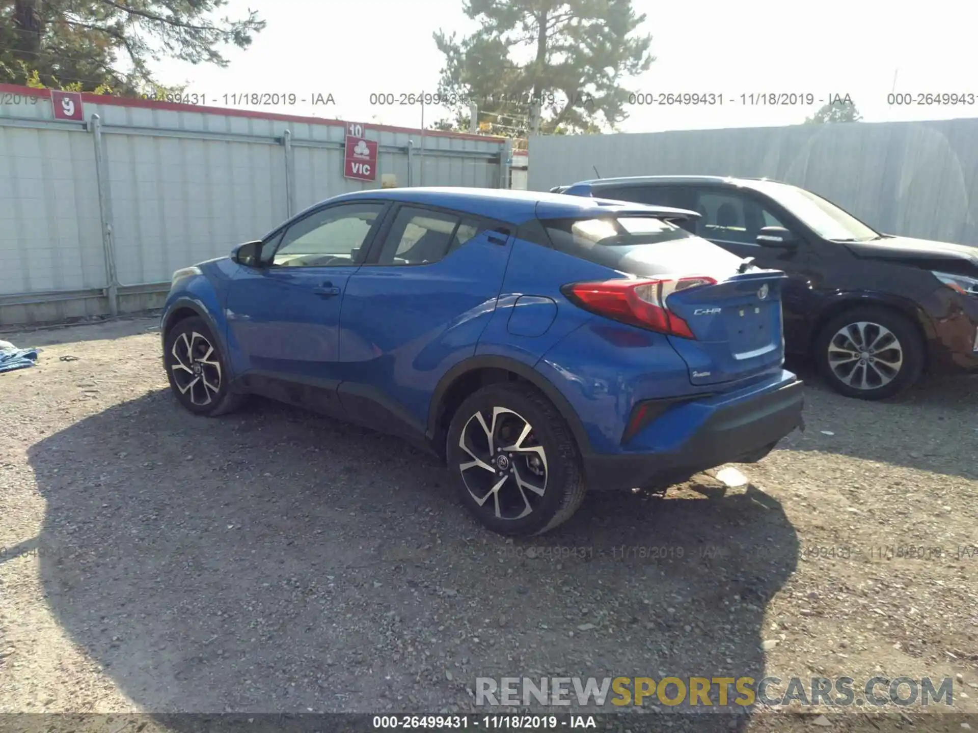 3 Photograph of a damaged car JTNKHMBXXK1015455 TOYOTA C-HR 2019