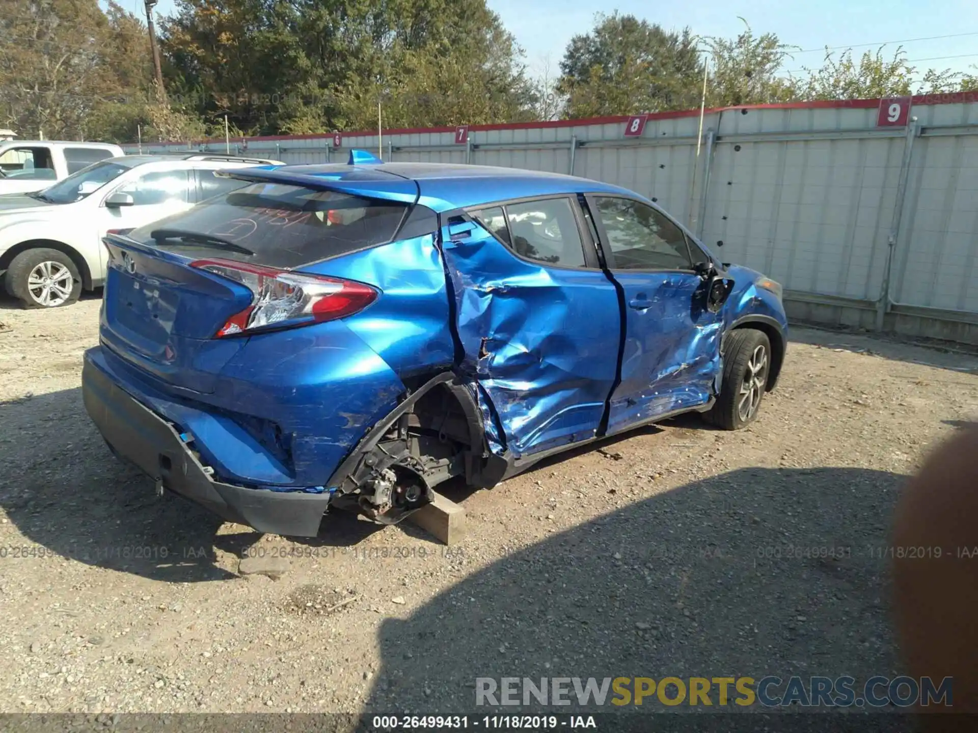 4 Photograph of a damaged car JTNKHMBXXK1015455 TOYOTA C-HR 2019