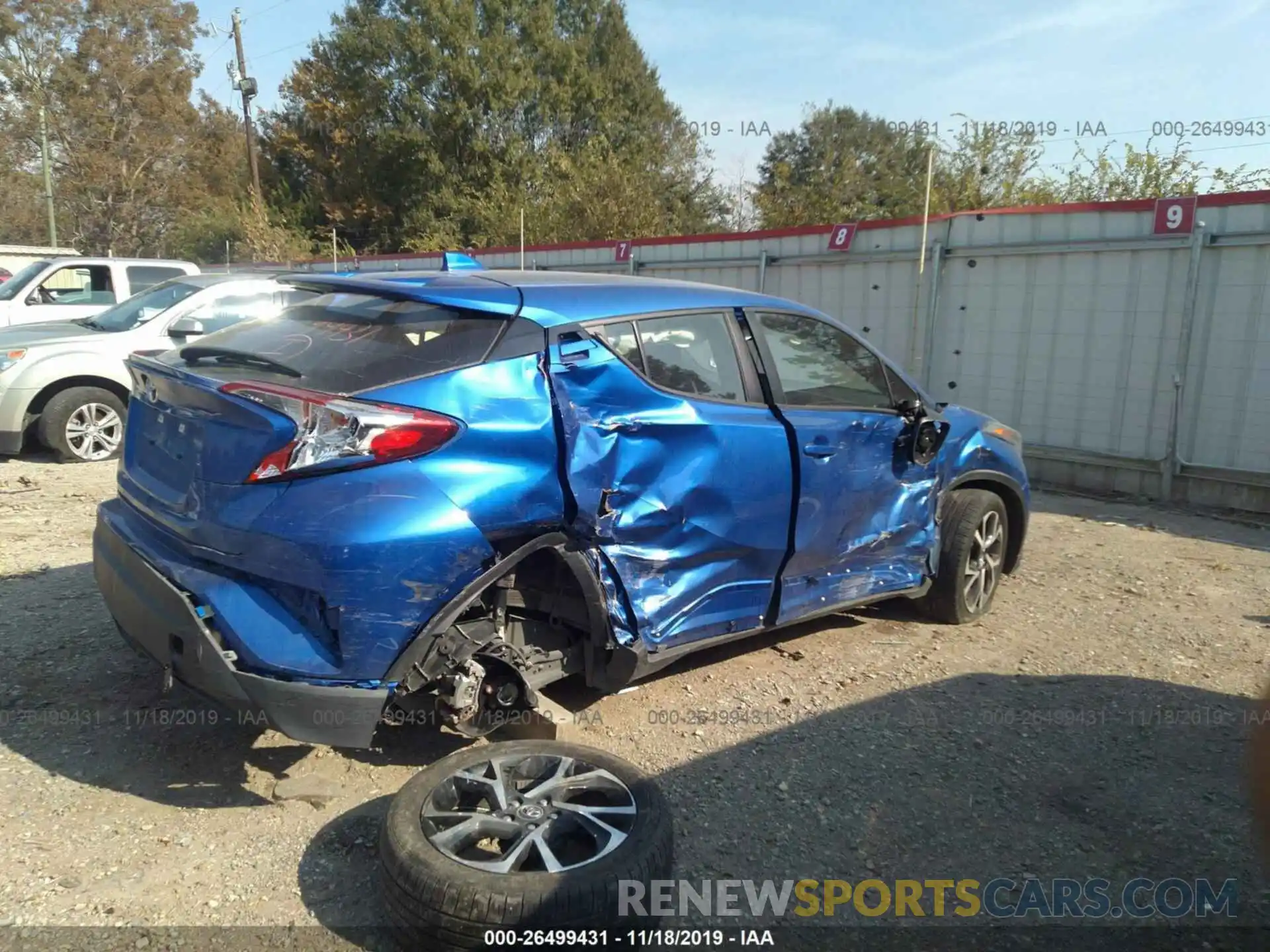 6 Photograph of a damaged car JTNKHMBXXK1015455 TOYOTA C-HR 2019