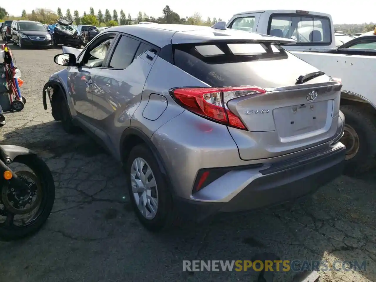 3 Photograph of a damaged car JTNKHMBXXK1016234 TOYOTA C-HR 2019