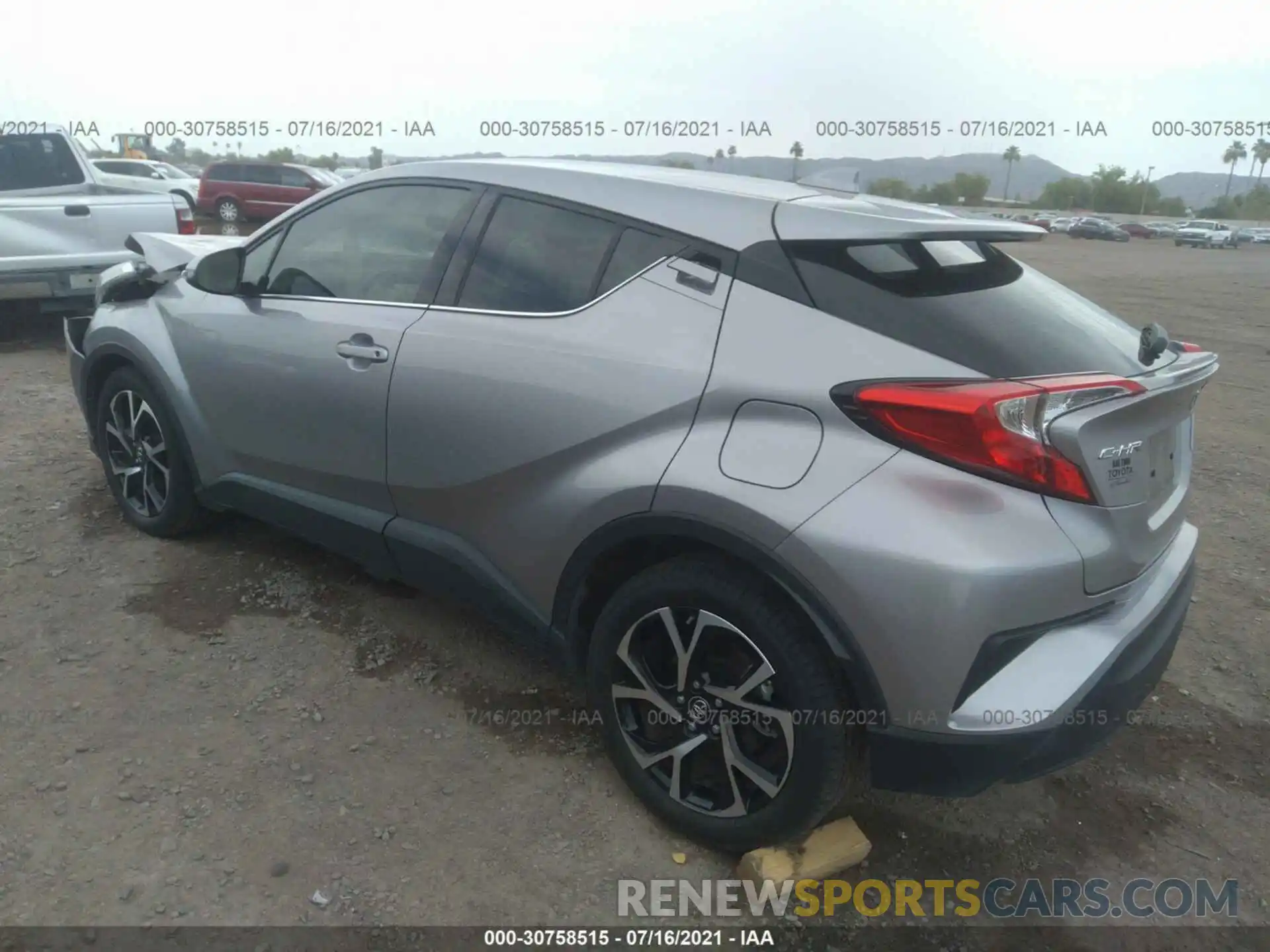 3 Photograph of a damaged car JTNKHMBXXK1016704 TOYOTA C-HR 2019