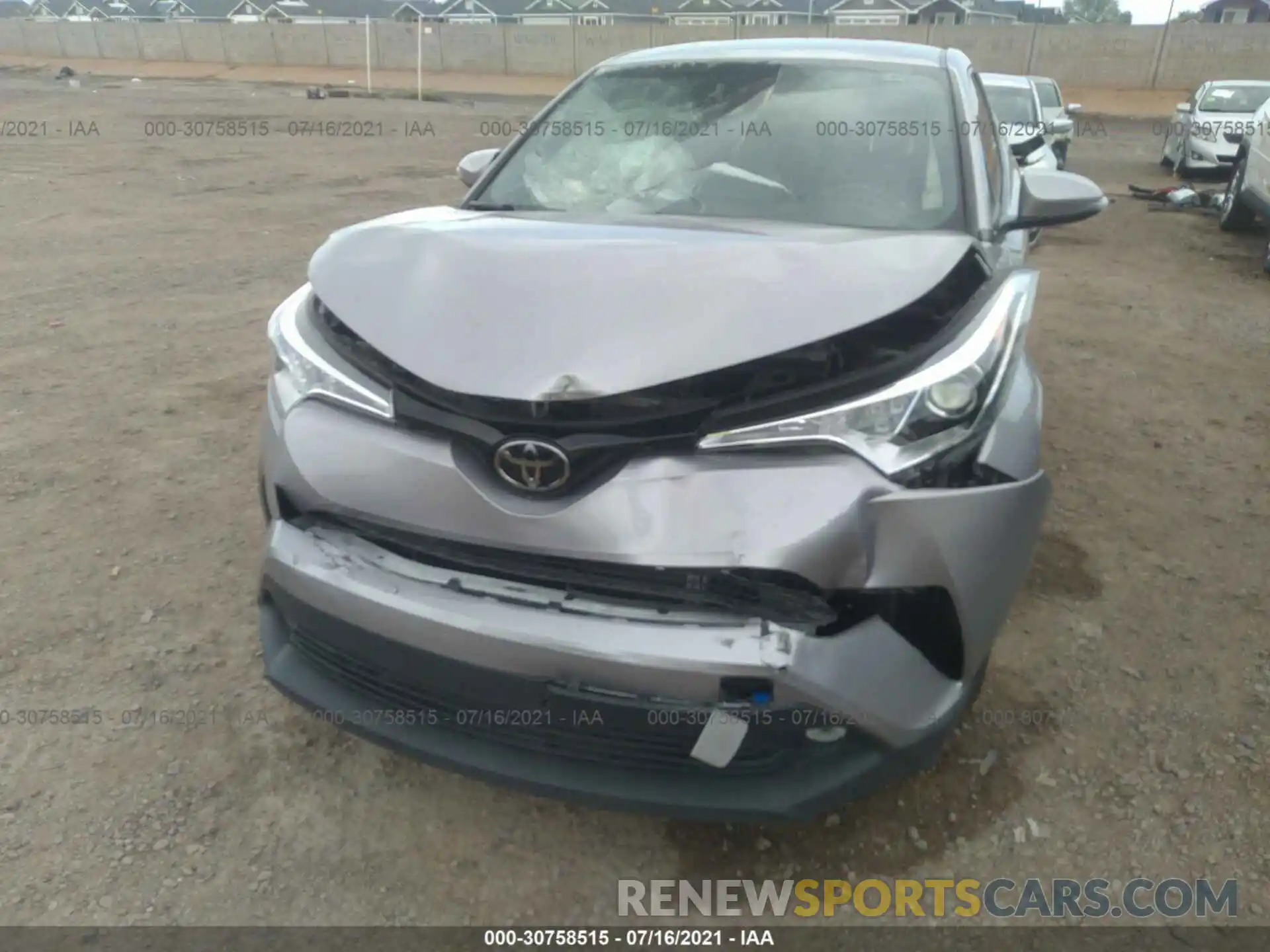 6 Photograph of a damaged car JTNKHMBXXK1016704 TOYOTA C-HR 2019