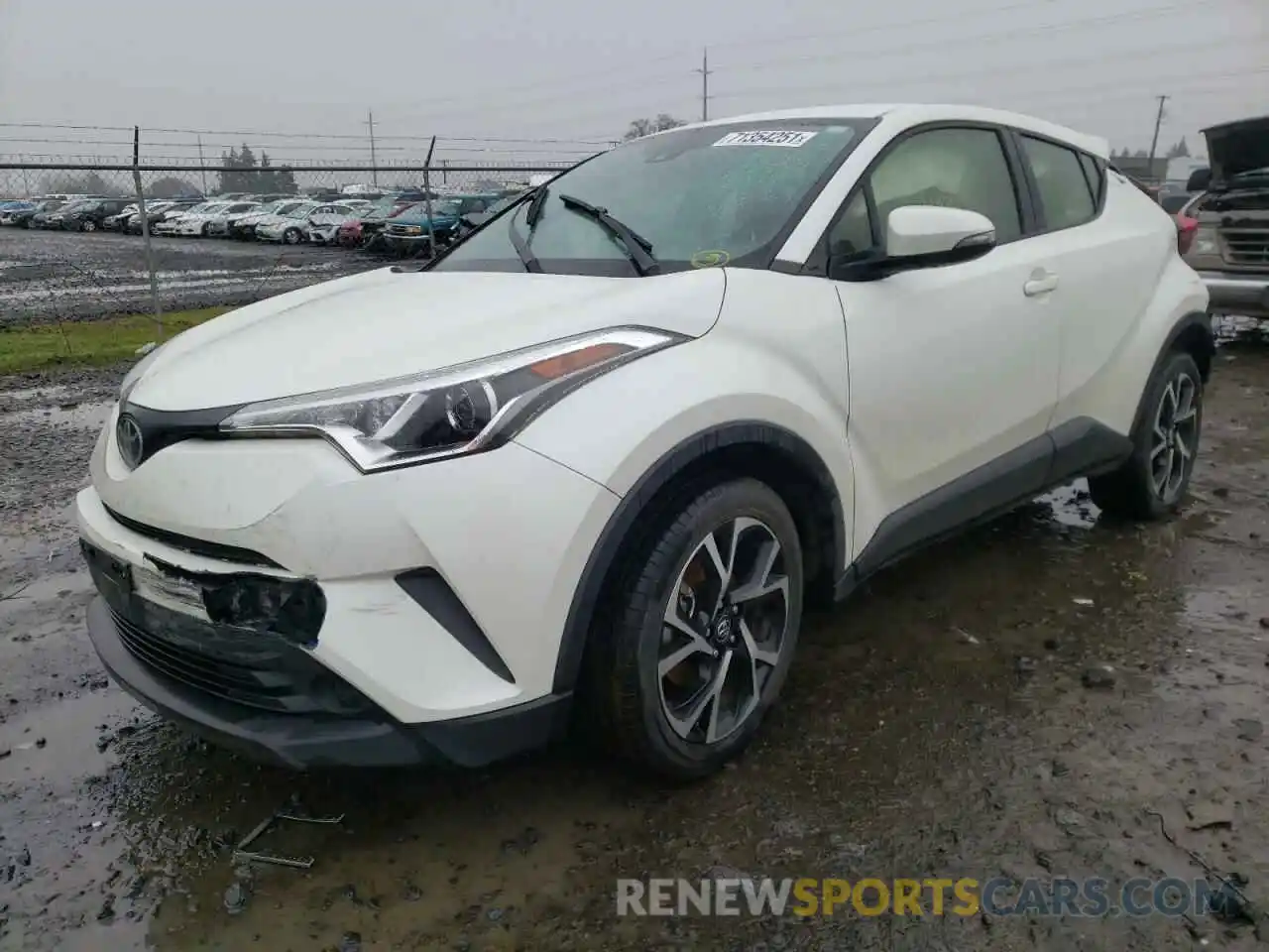 2 Фотография поврежденного автомобиля JTNKHMBXXK1017593 TOYOTA C-HR 2019