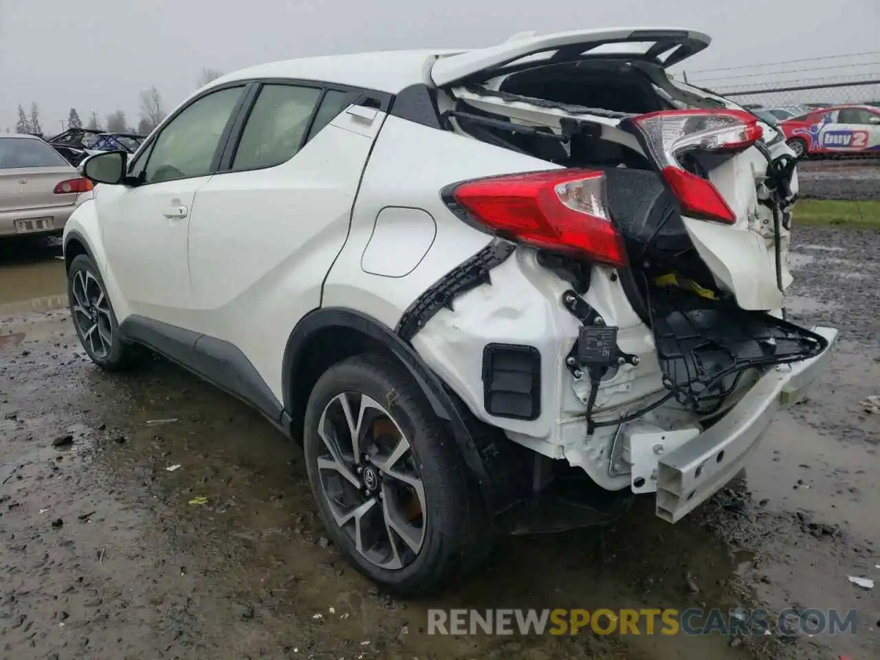 3 Photograph of a damaged car JTNKHMBXXK1017593 TOYOTA C-HR 2019