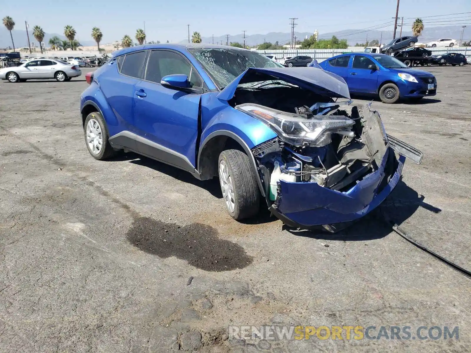 1 Photograph of a damaged car JTNKHMBXXK1018632 TOYOTA C-HR 2019