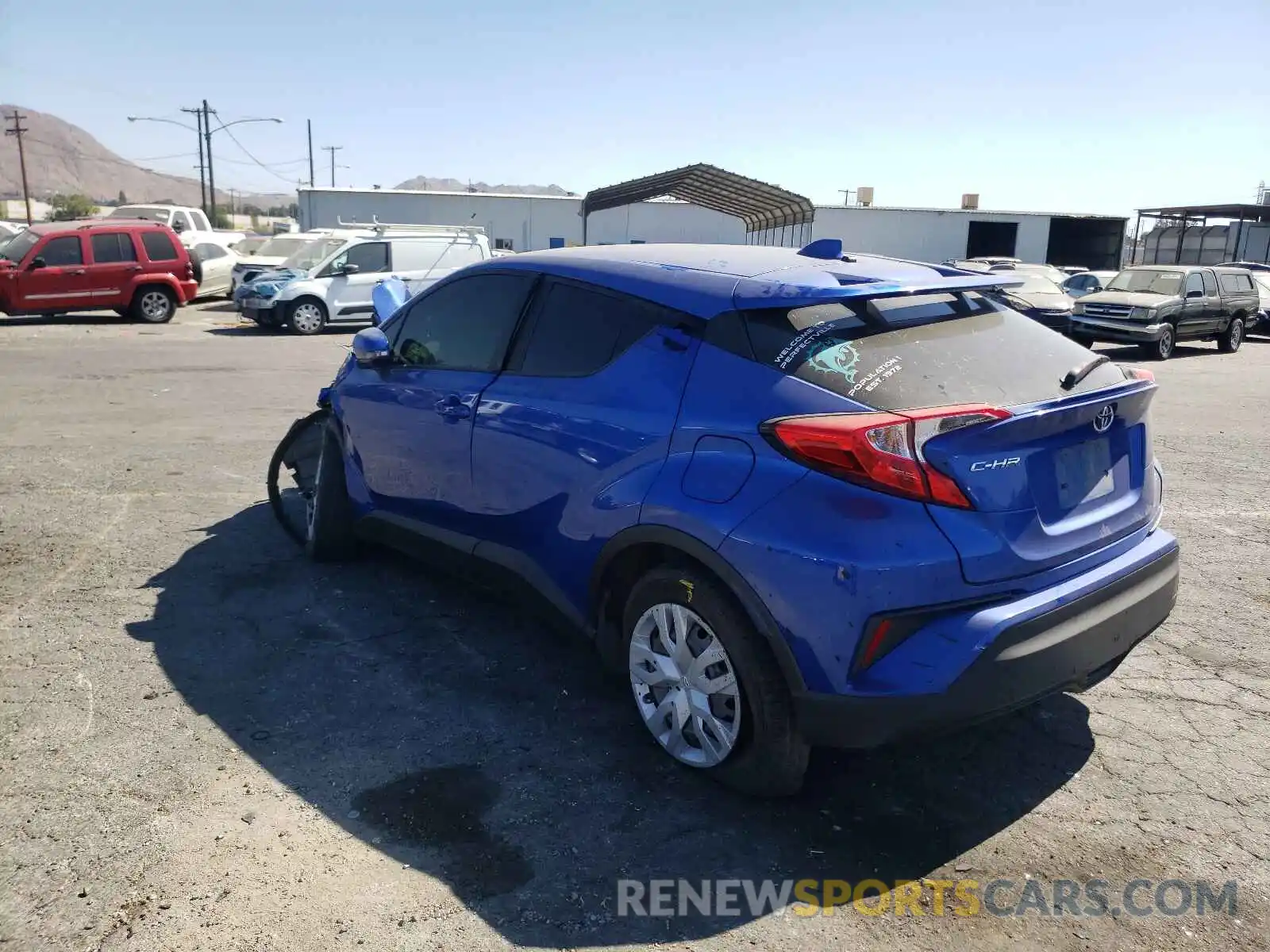 3 Photograph of a damaged car JTNKHMBXXK1018632 TOYOTA C-HR 2019