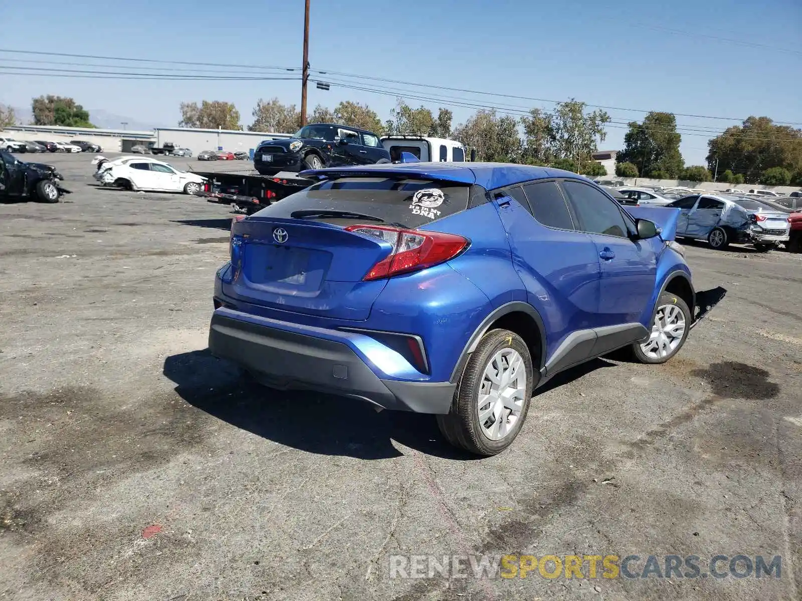 4 Photograph of a damaged car JTNKHMBXXK1018632 TOYOTA C-HR 2019