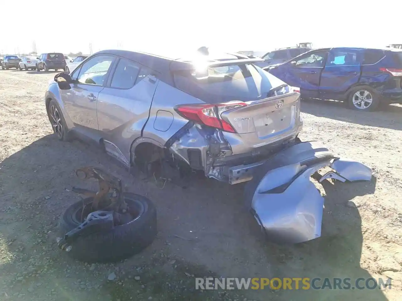 3 Photograph of a damaged car JTNKHMBXXK1020039 TOYOTA C-HR 2019