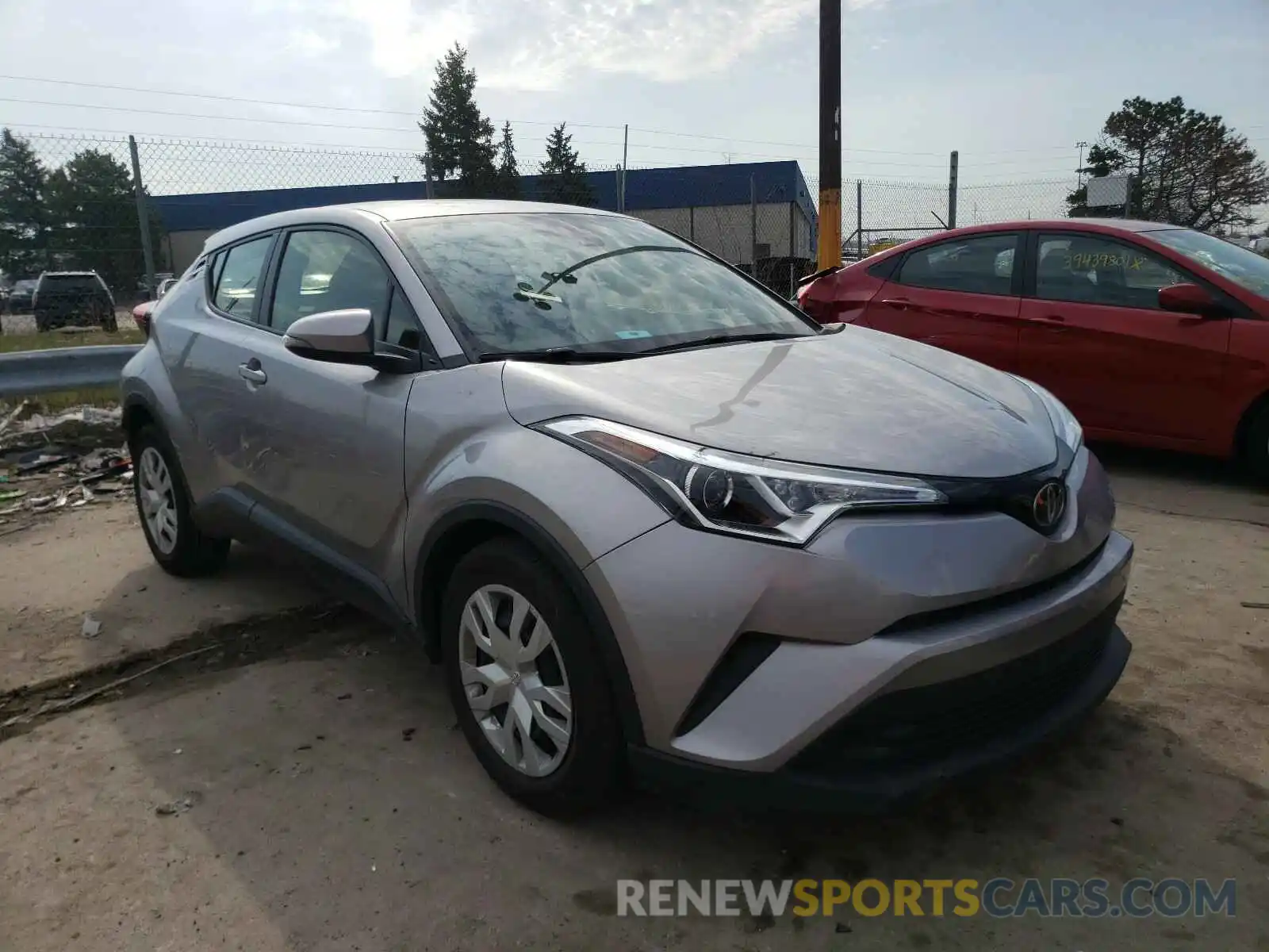 1 Photograph of a damaged car JTNKHMBXXK1020235 TOYOTA C-HR 2019