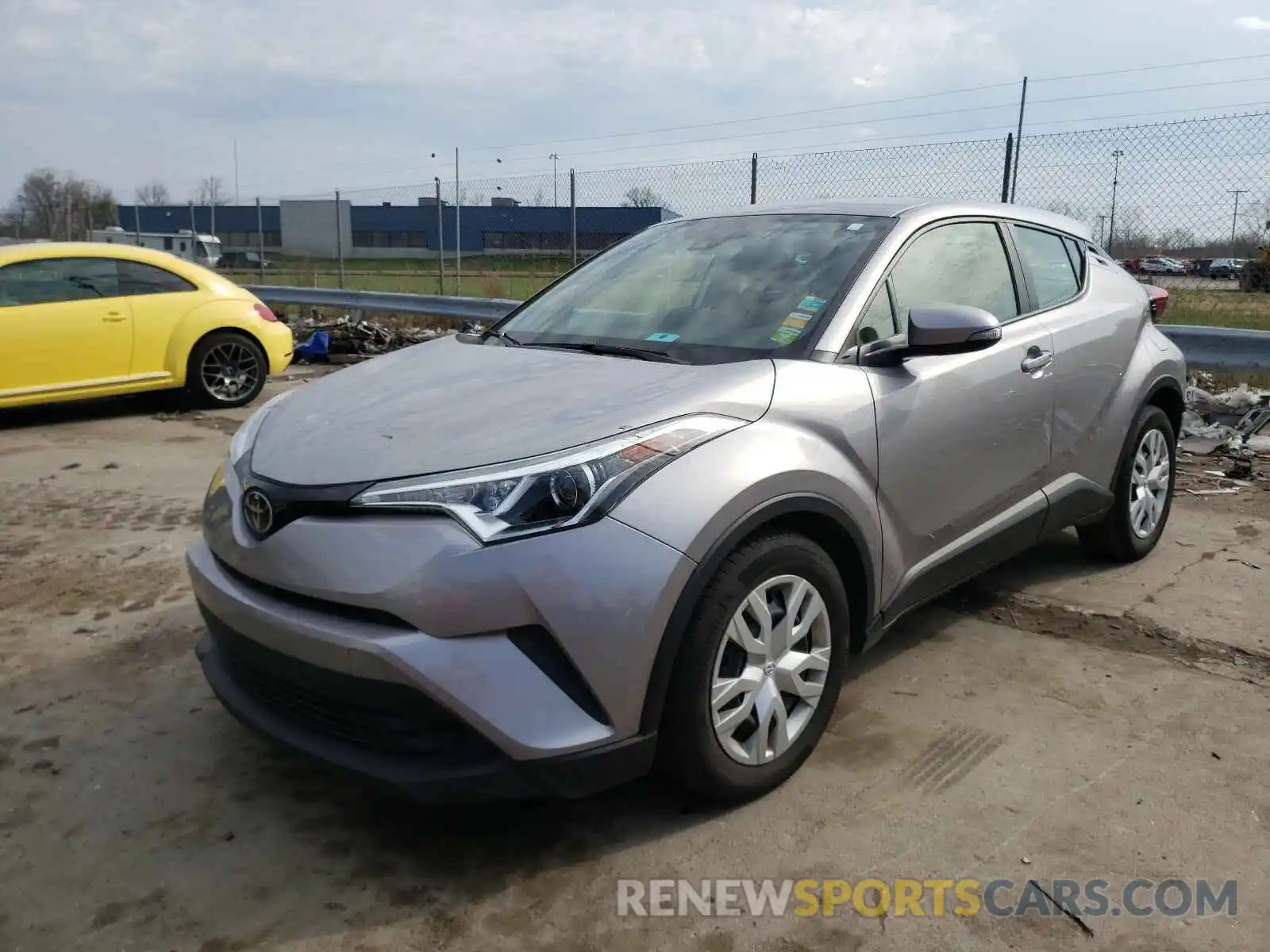 2 Photograph of a damaged car JTNKHMBXXK1020235 TOYOTA C-HR 2019