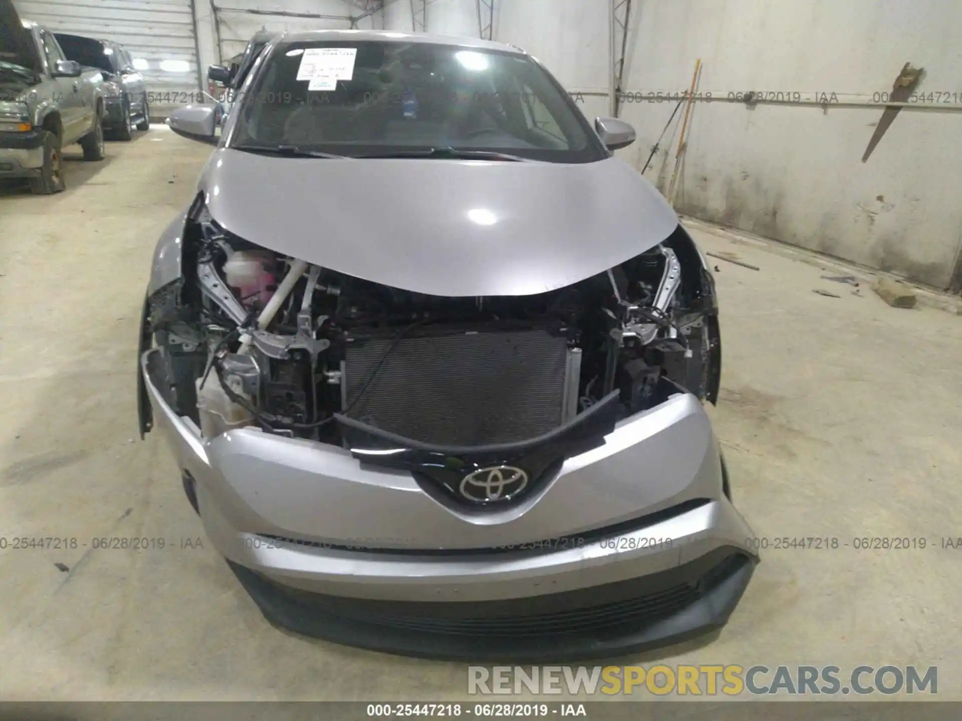 6 Photograph of a damaged car JTNKHMBXXK1021188 TOYOTA C-HR 2019