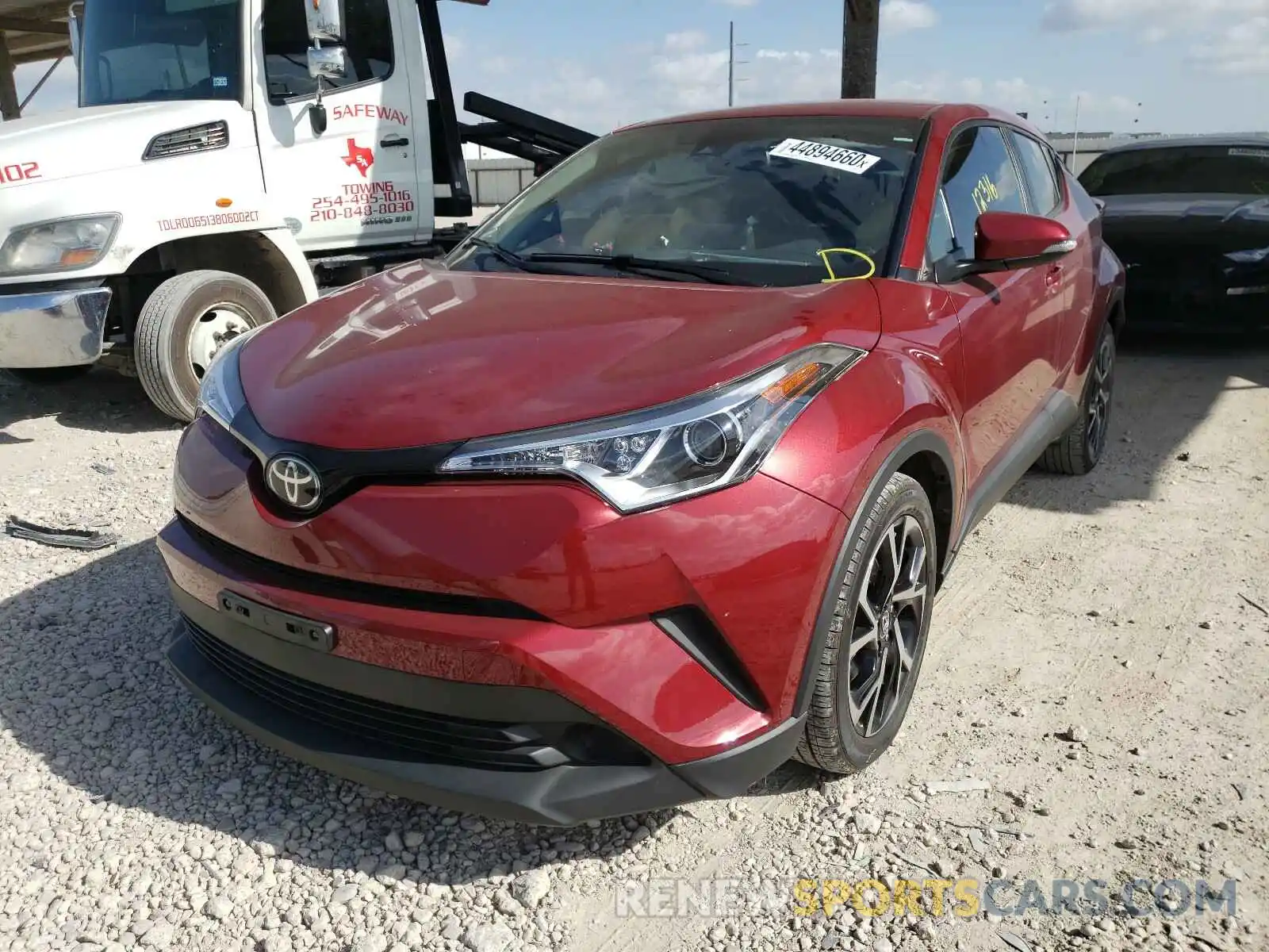 2 Photograph of a damaged car JTNKHMBXXK1021403 TOYOTA C-HR 2019