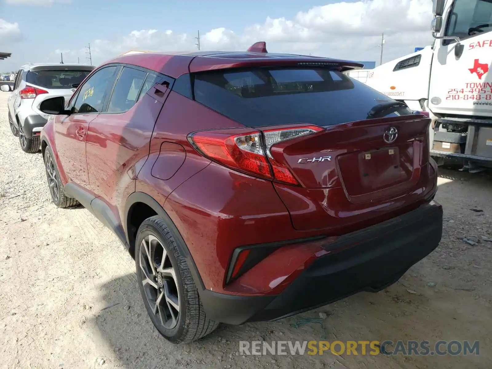 3 Photograph of a damaged car JTNKHMBXXK1021403 TOYOTA C-HR 2019