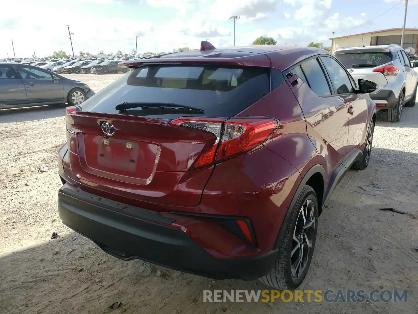 4 Photograph of a damaged car JTNKHMBXXK1021403 TOYOTA C-HR 2019