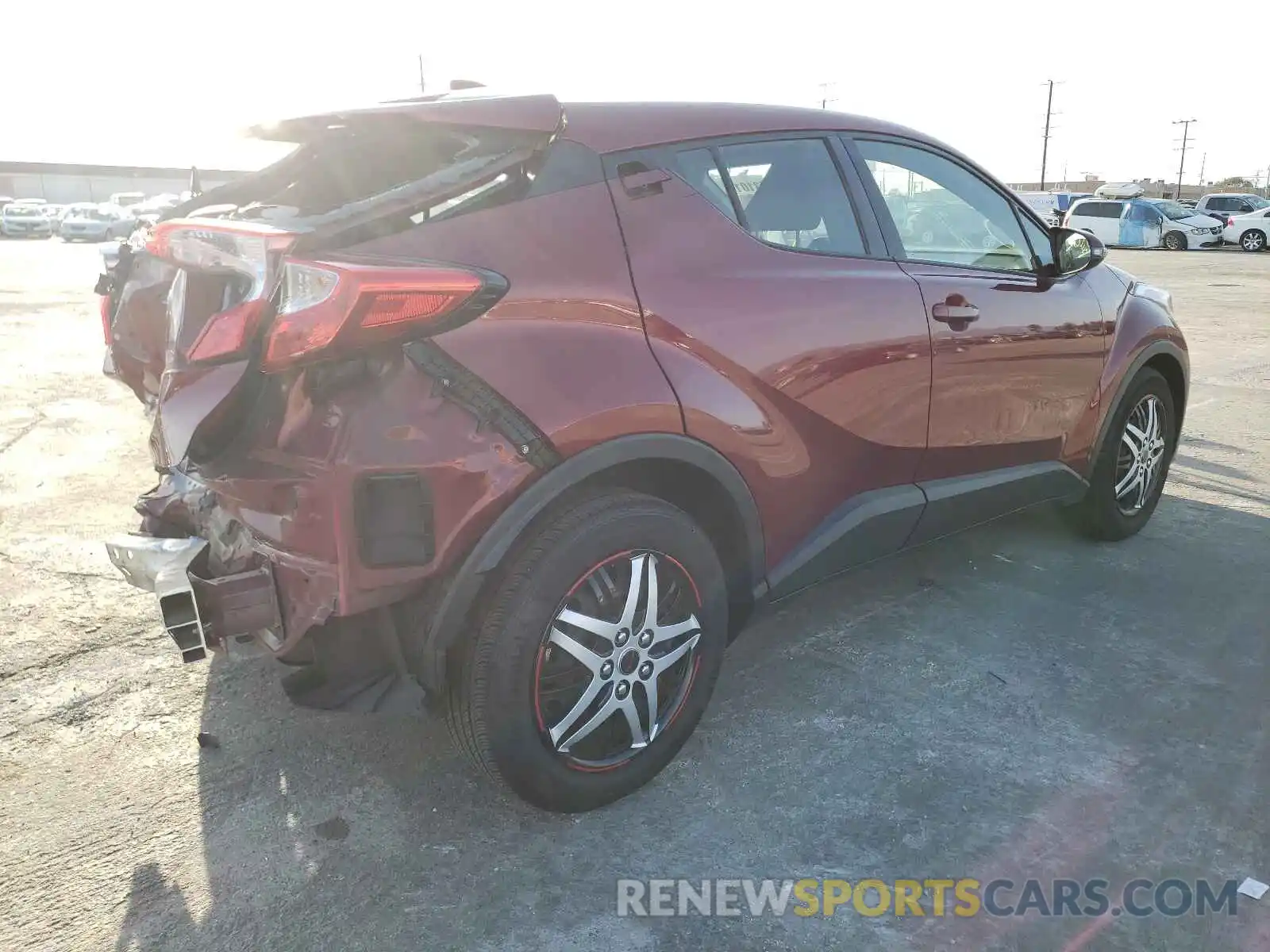 4 Photograph of a damaged car JTNKHMBXXK1021837 TOYOTA C-HR 2019