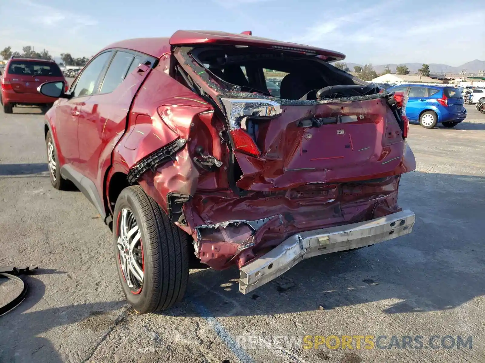 9 Photograph of a damaged car JTNKHMBXXK1021837 TOYOTA C-HR 2019