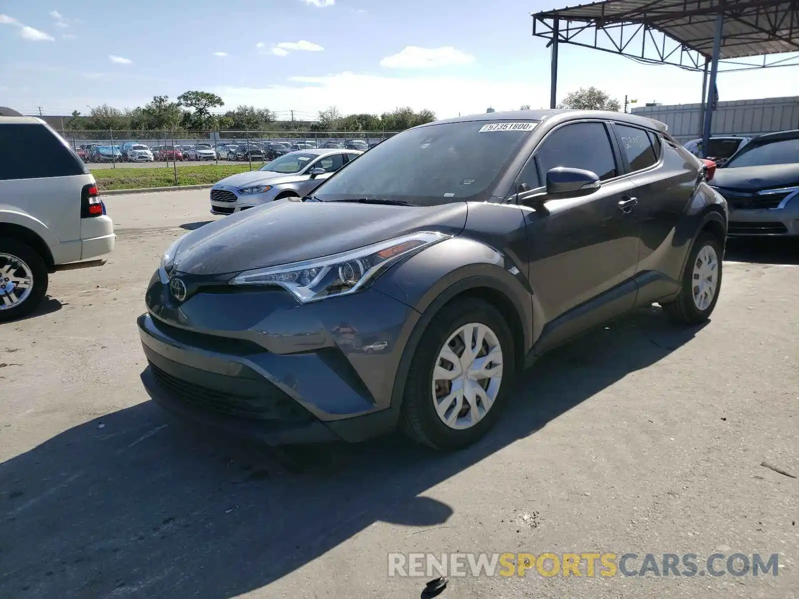 2 Photograph of a damaged car JTNKHMBXXK1022163 TOYOTA C-HR 2019