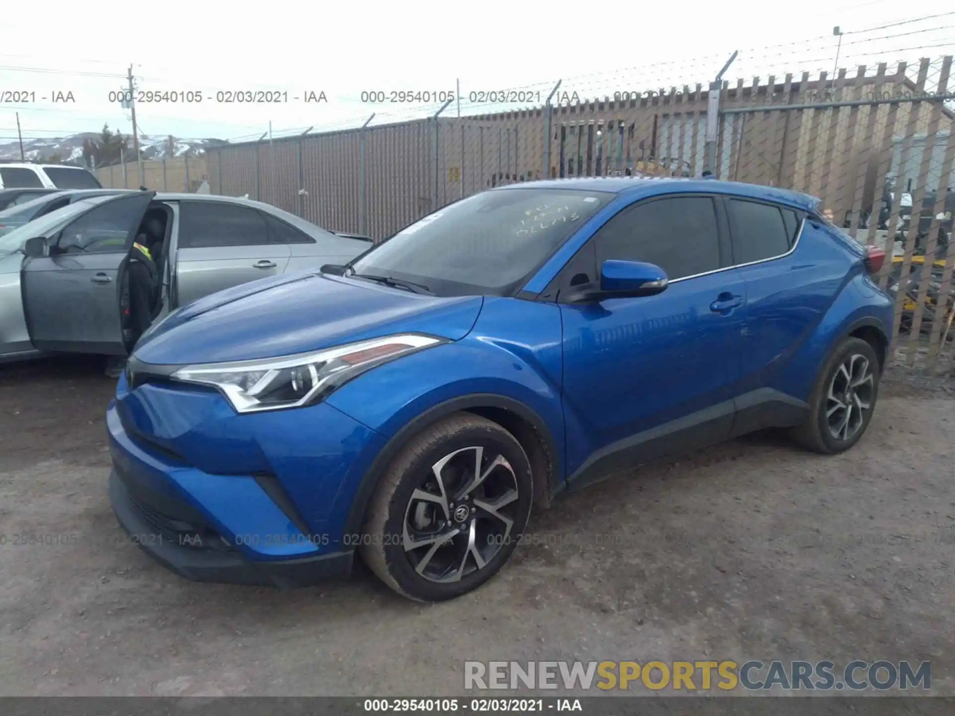 2 Photograph of a damaged car JTNKHMBXXK1022793 TOYOTA C-HR 2019