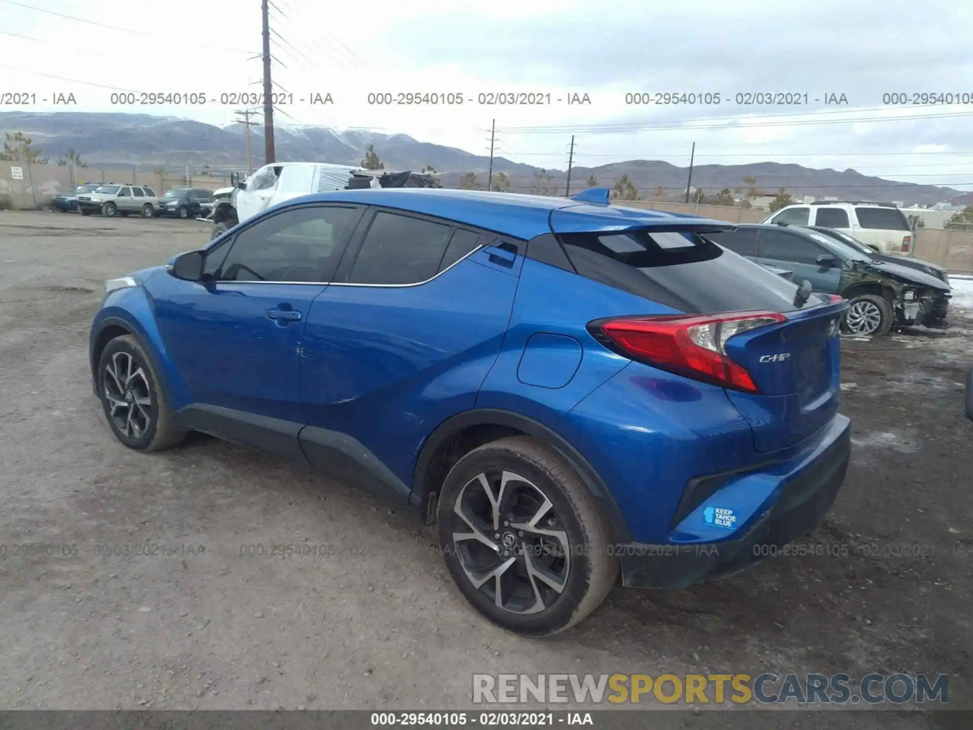 3 Photograph of a damaged car JTNKHMBXXK1022793 TOYOTA C-HR 2019