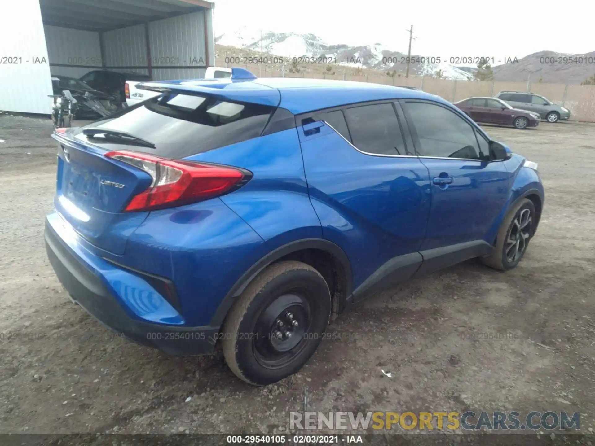 4 Фотография поврежденного автомобиля JTNKHMBXXK1022793 TOYOTA C-HR 2019