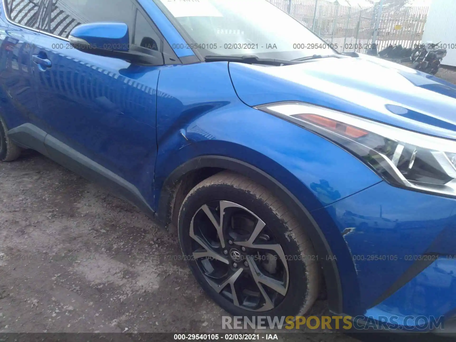 6 Фотография поврежденного автомобиля JTNKHMBXXK1022793 TOYOTA C-HR 2019