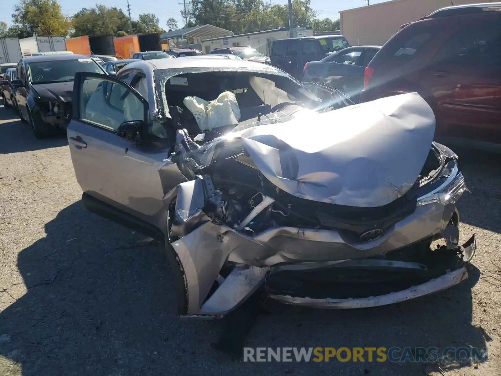 1 Photograph of a damaged car JTNKHMBXXK1023460 TOYOTA C-HR 2019