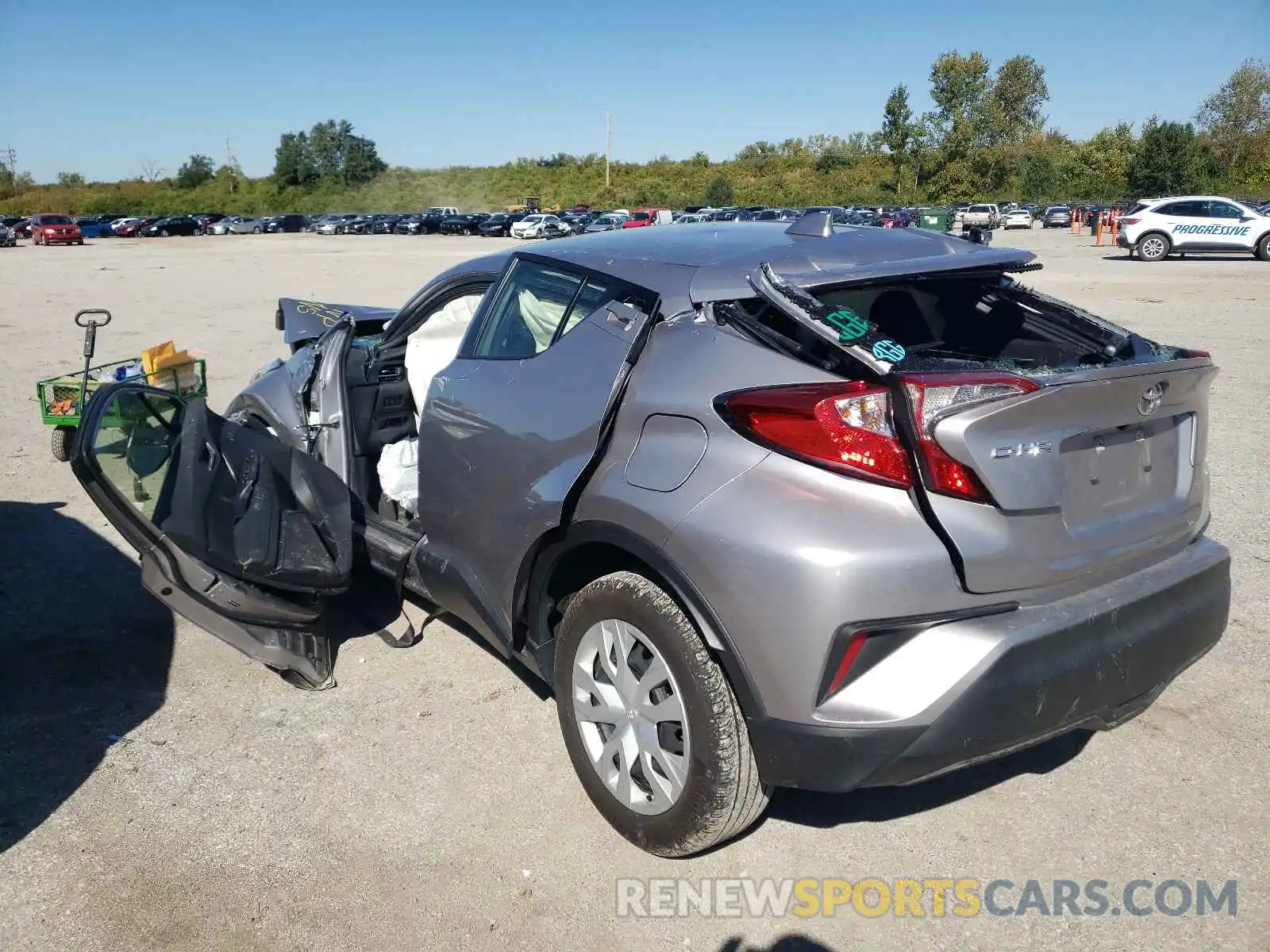 3 Photograph of a damaged car JTNKHMBXXK1023460 TOYOTA C-HR 2019