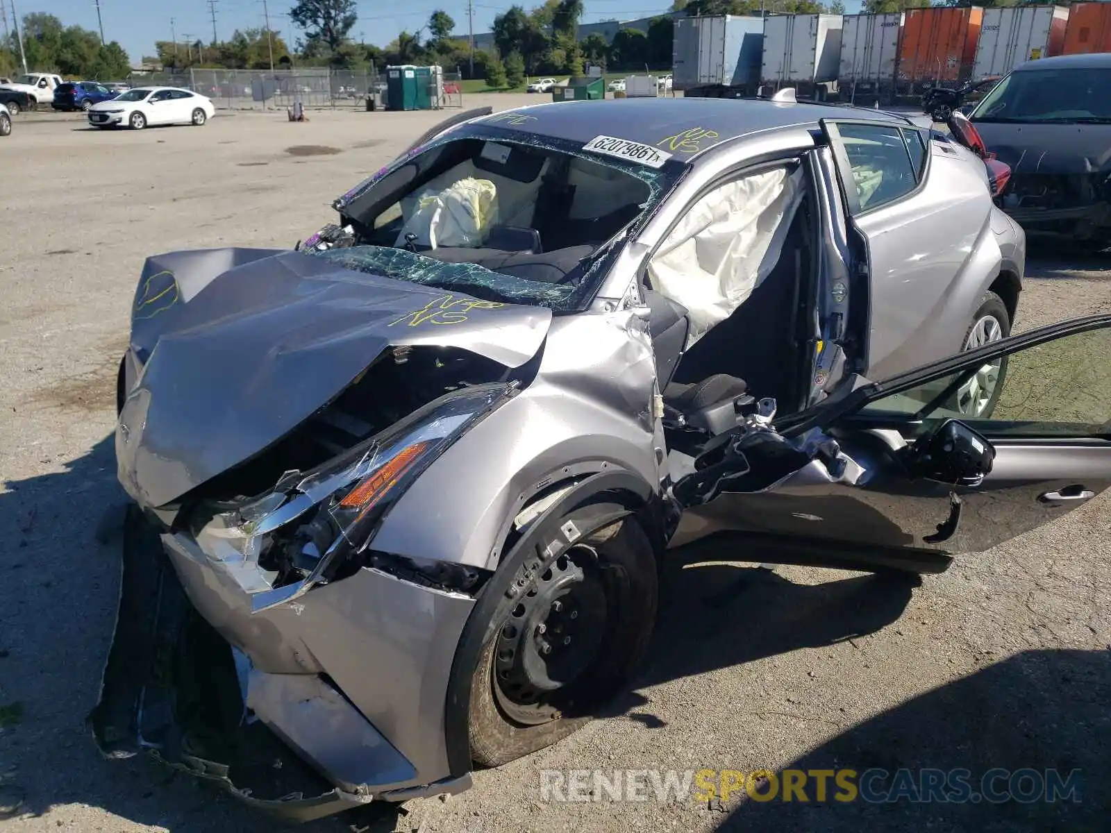 9 Photograph of a damaged car JTNKHMBXXK1023460 TOYOTA C-HR 2019