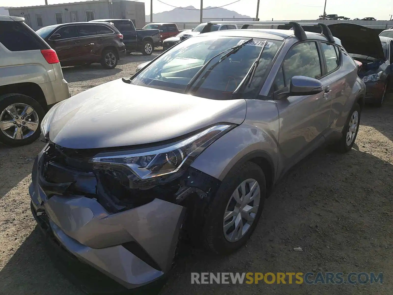 2 Photograph of a damaged car JTNKHMBXXK1023488 TOYOTA C-HR 2019