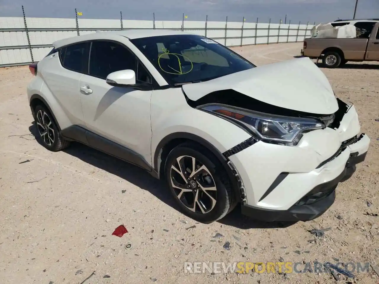 1 Photograph of a damaged car JTNKHMBXXK1023586 TOYOTA C-HR 2019