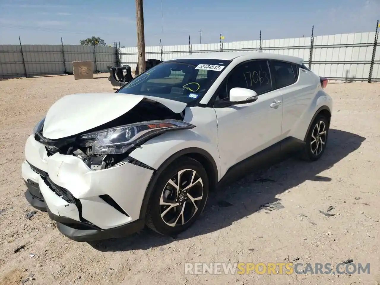 2 Photograph of a damaged car JTNKHMBXXK1023586 TOYOTA C-HR 2019