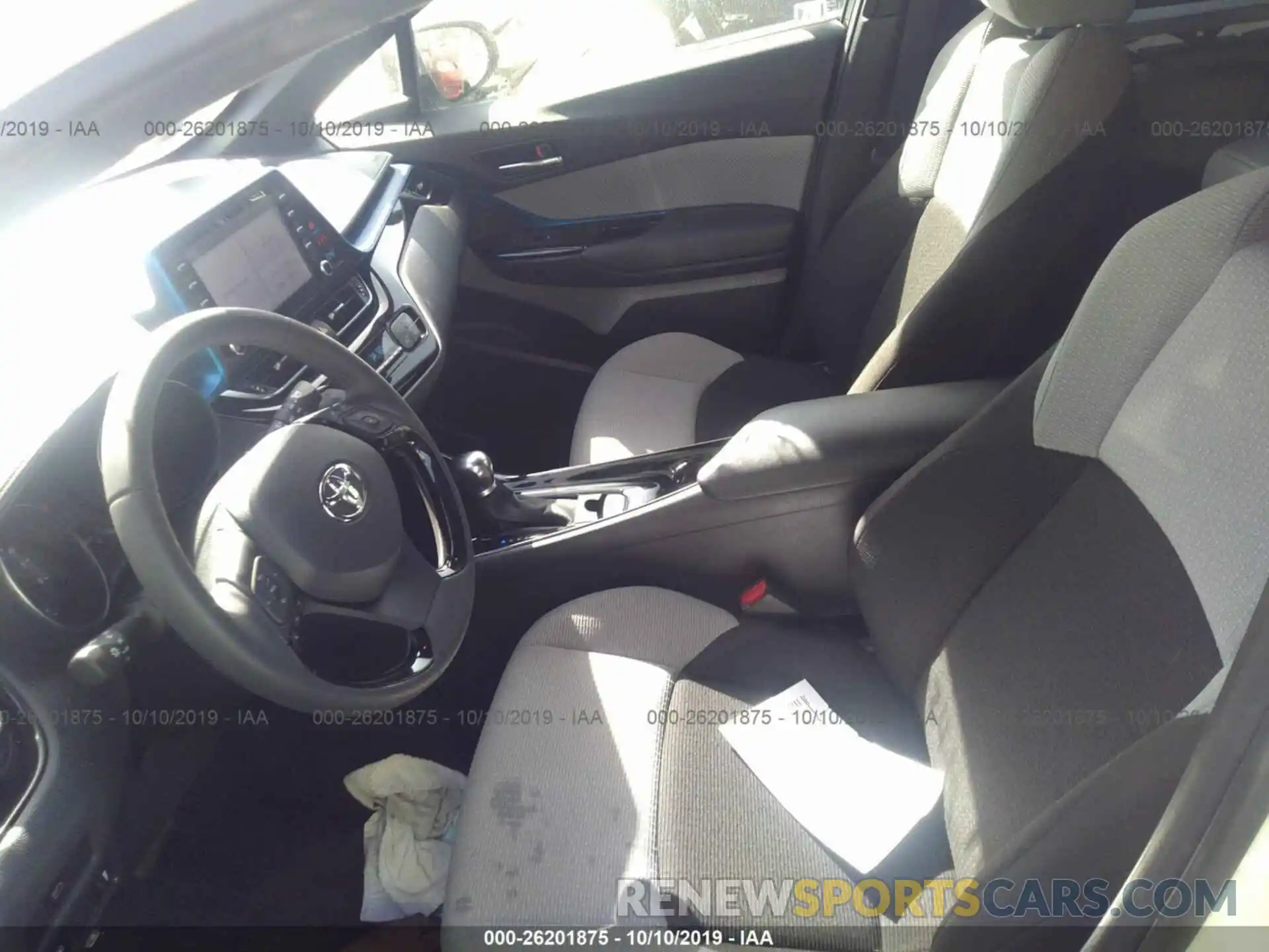 5 Photograph of a damaged car JTNKHMBXXK1023796 TOYOTA C-HR 2019