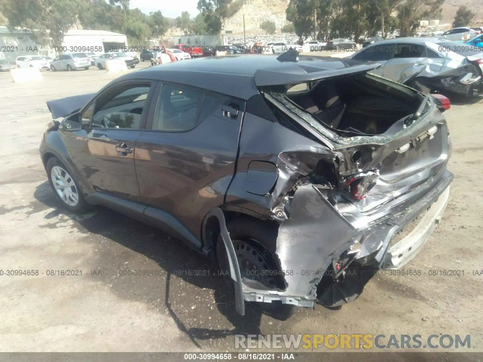 3 Photograph of a damaged car JTNKHMBXXK1024138 TOYOTA C-HR 2019