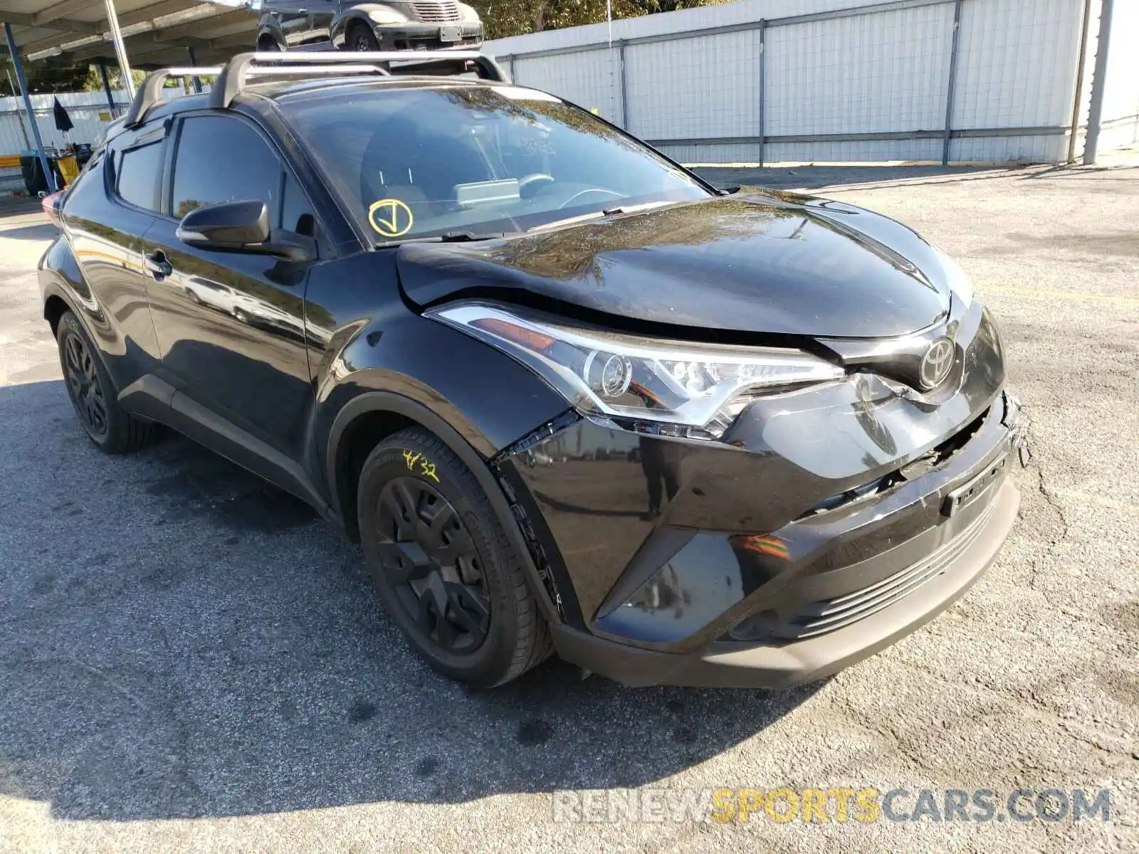 1 Photograph of a damaged car JTNKHMBXXK1024401 TOYOTA C-HR 2019