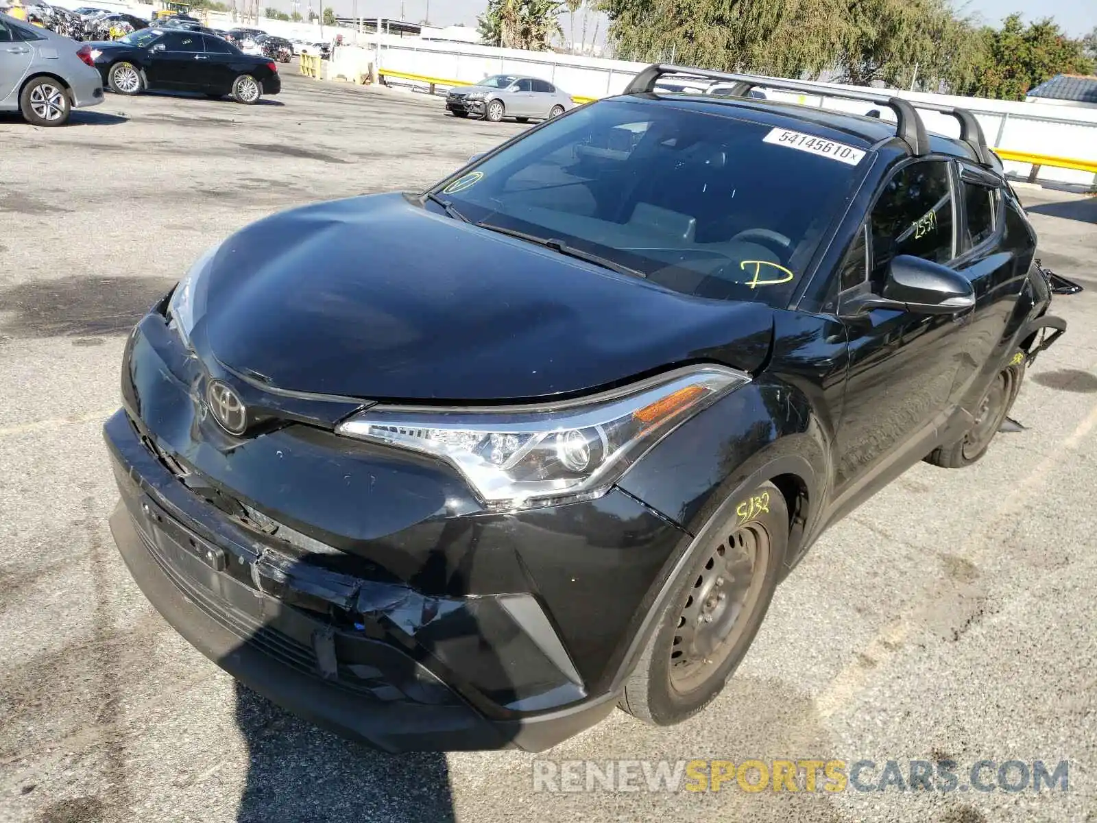 2 Photograph of a damaged car JTNKHMBXXK1024401 TOYOTA C-HR 2019