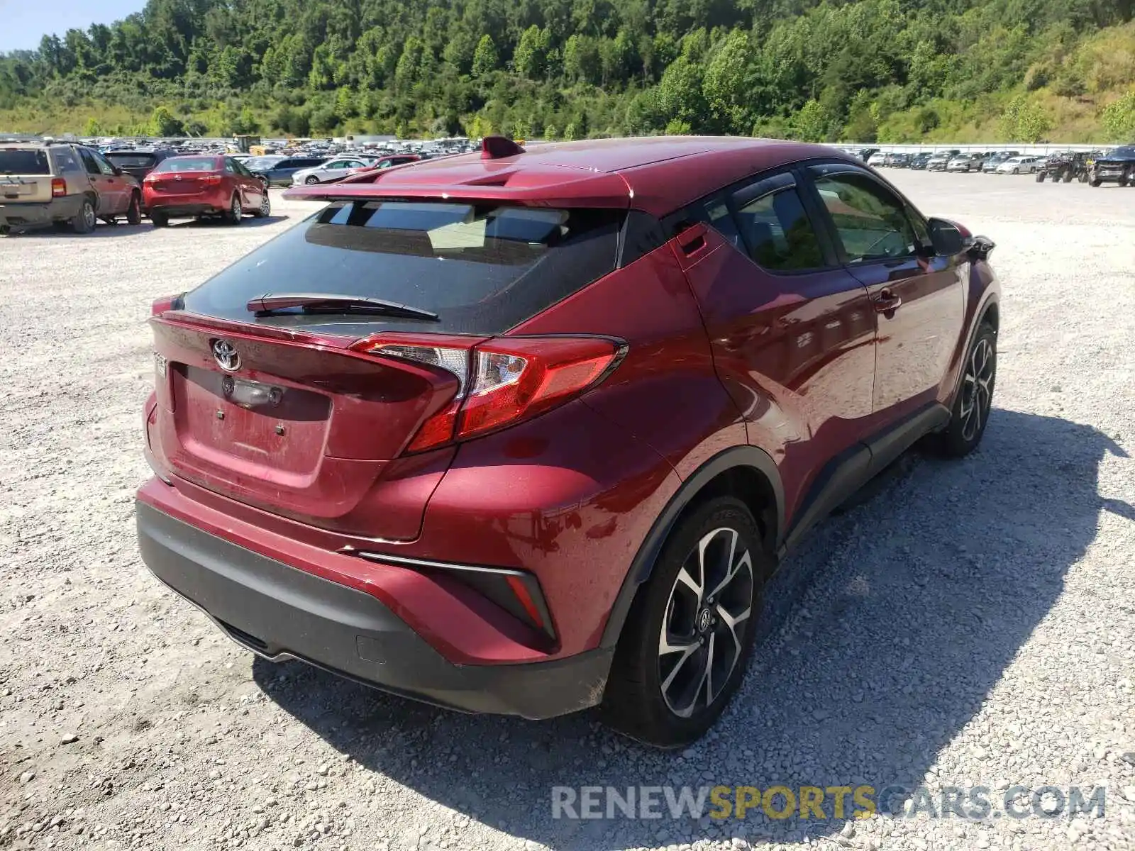 4 Photograph of a damaged car JTNKHMBXXK1024933 TOYOTA C-HR 2019