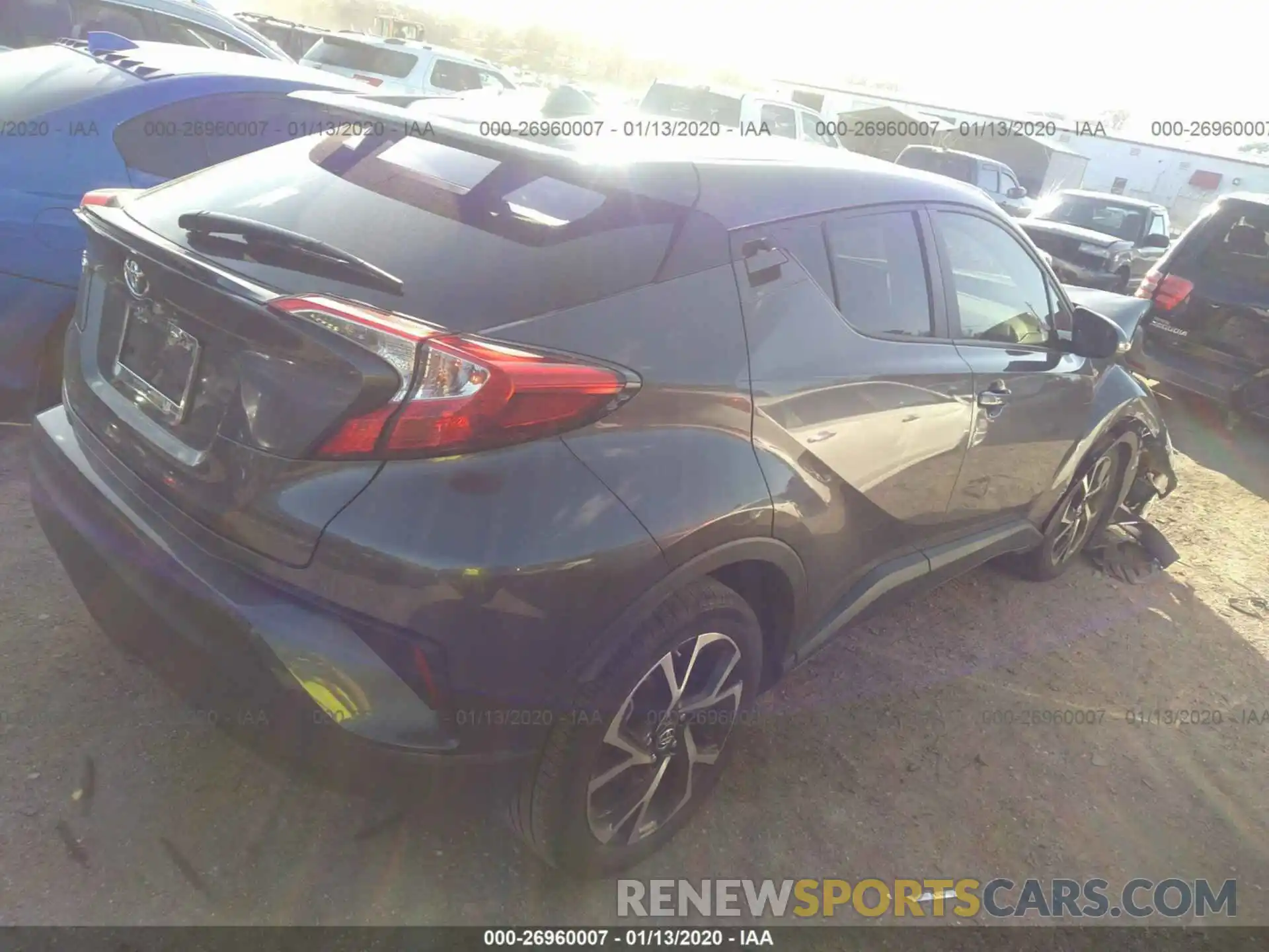 4 Photograph of a damaged car JTNKHMBXXK1025399 TOYOTA C-HR 2019