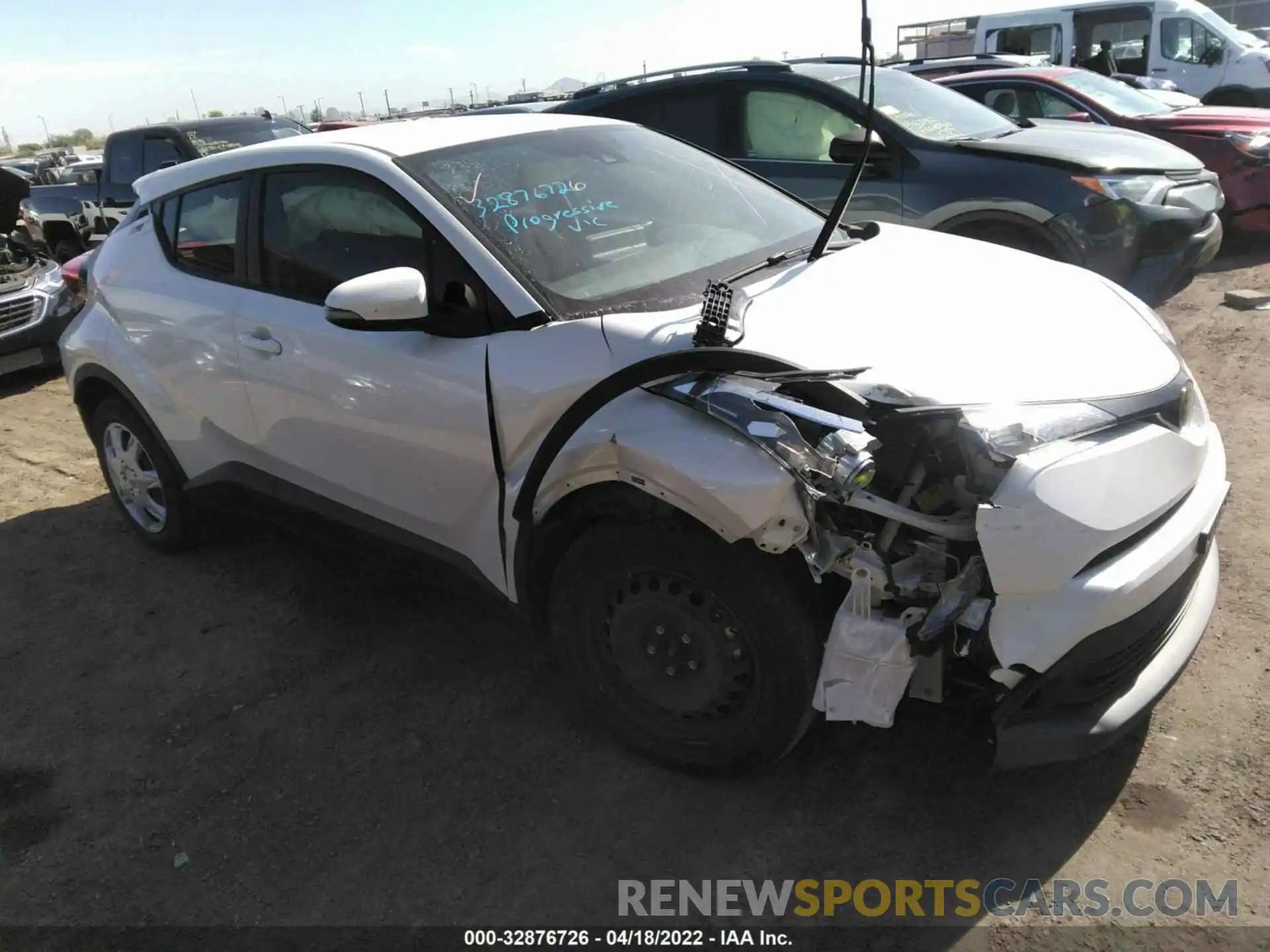 1 Photograph of a damaged car JTNKHMBXXK1026133 TOYOTA C-HR 2019