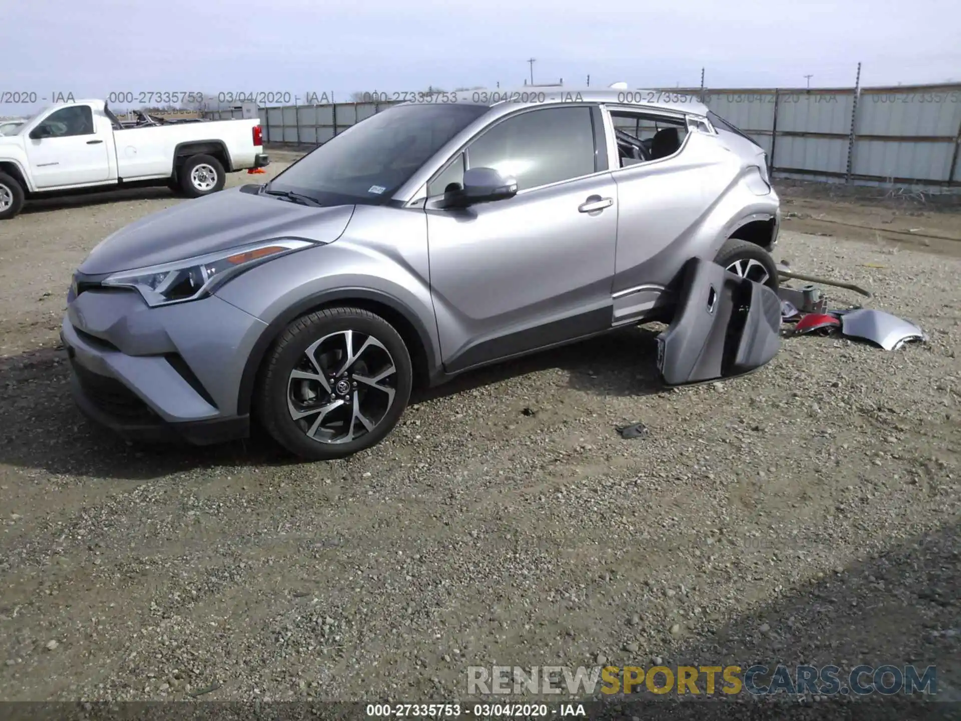 2 Фотография поврежденного автомобиля JTNKHMBXXK1026164 TOYOTA C-HR 2019