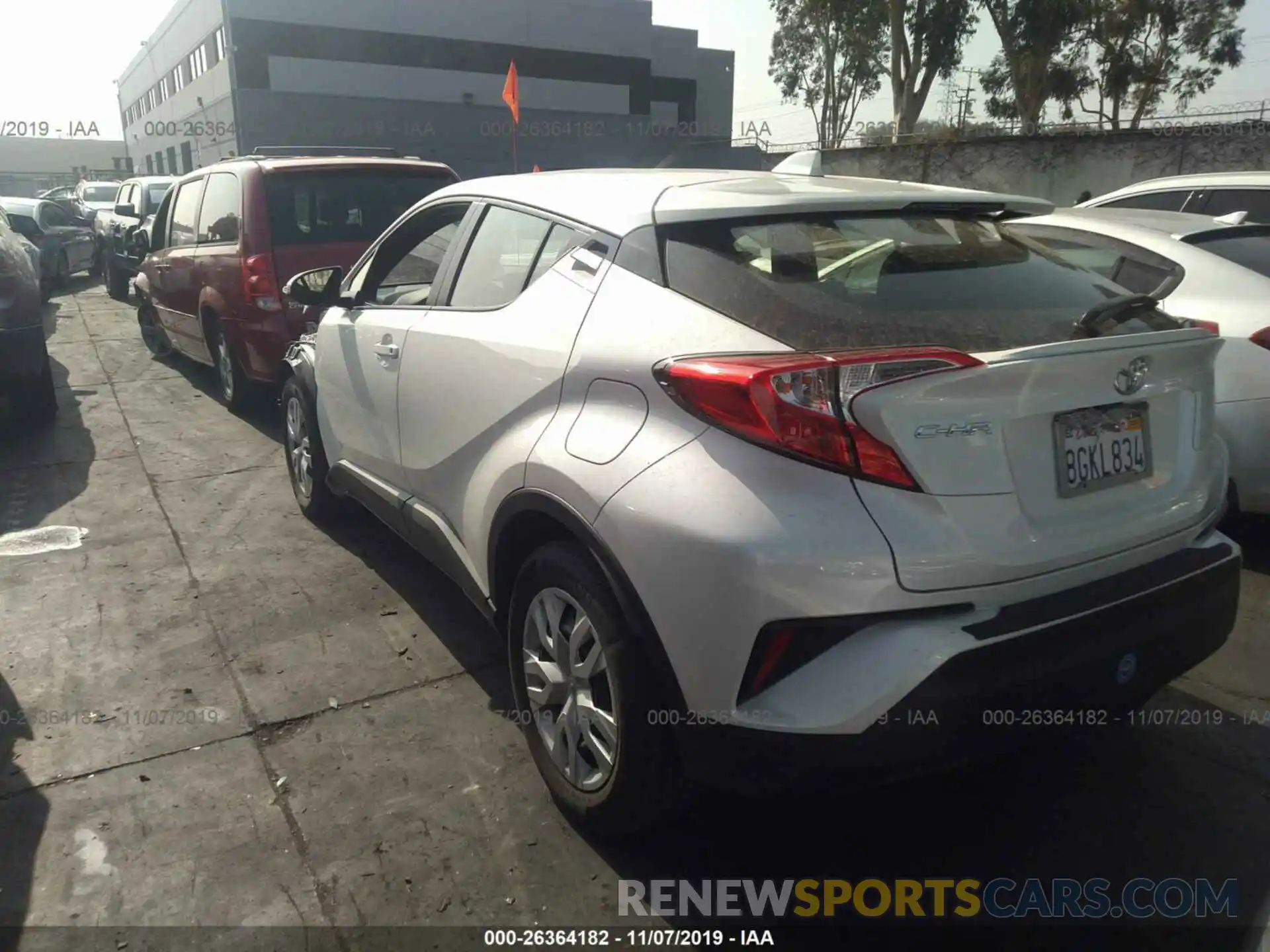 3 Photograph of a damaged car JTNKHMBXXK1026956 TOYOTA C-HR 2019